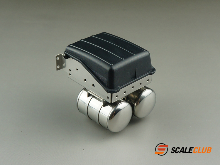 Scaleclub 1/14 für Tamiya 3363 1851 Simulationsbatteriekasten Gastank Metall Upgrade-Zubehör – Detail 1