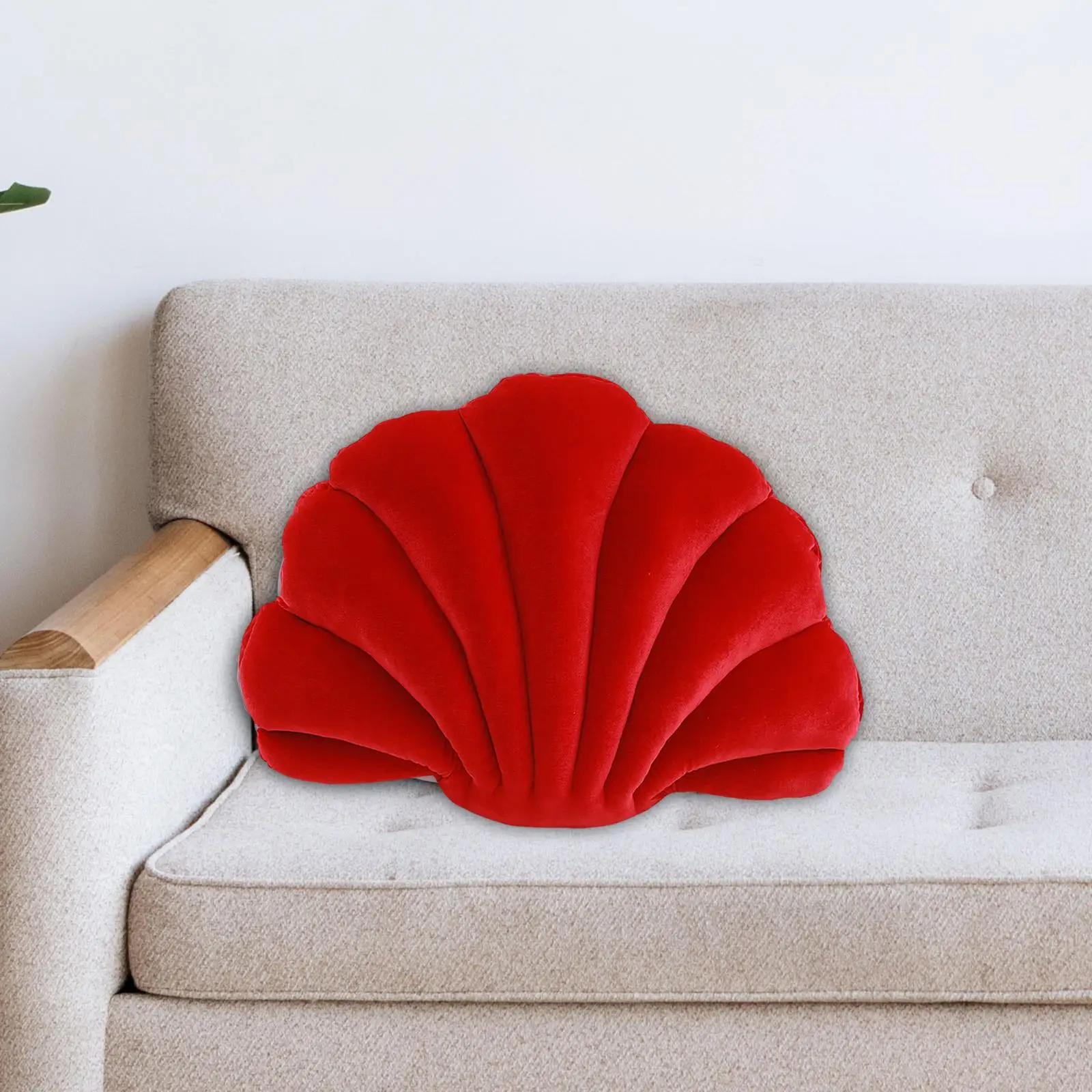 Seashell Shaped Pillow Birthday Gift Floor Pillow for Sofa Bedroom Bed