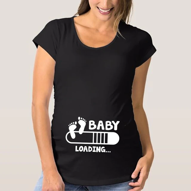 Pregnancy Announcement Shirts 2024 Mom Baby Boy And Girl Loading T