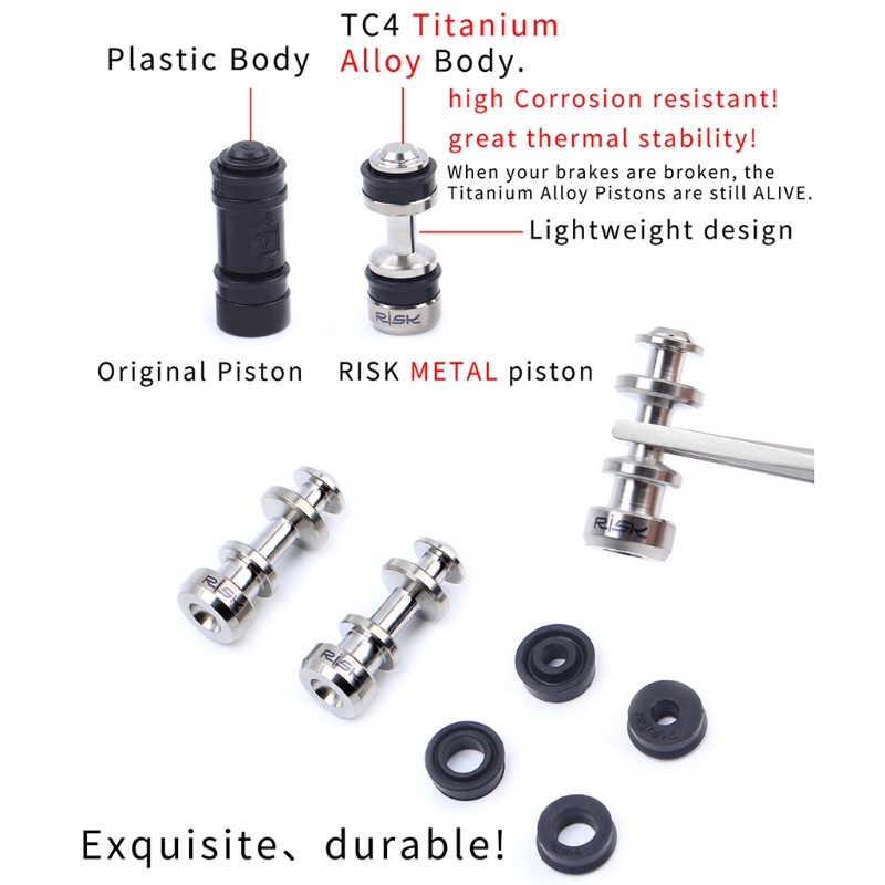 Description Picture 4 of itemRISK   Brake Lever Piston for shimano XT/SLX Hydraulic Disc Brake Caliper Piston MTB Road Bike Repair Parts