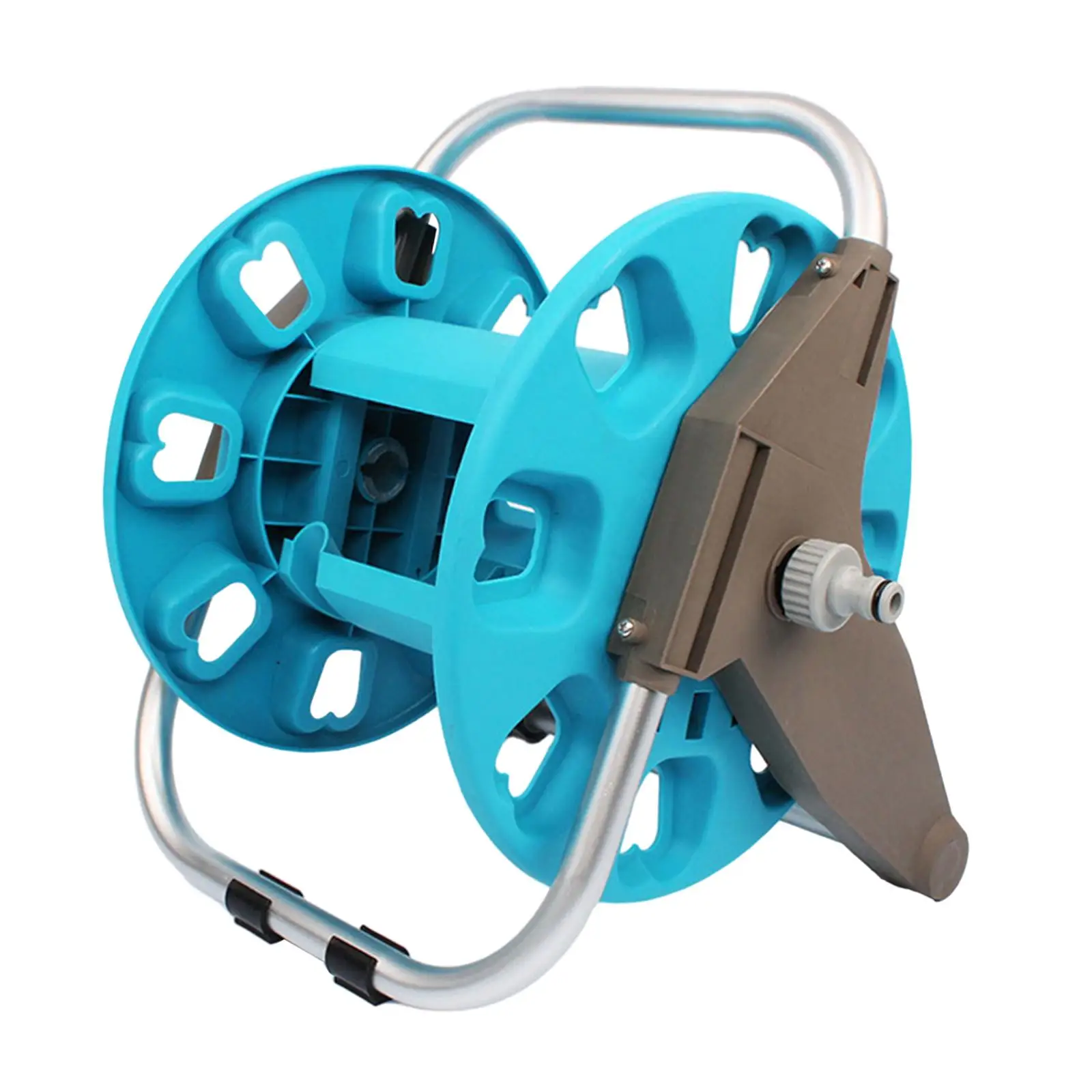 Garden Water Pipe Hose Reel Portable Durable Construction Water Hose Storage Stand Rack Holds 98.4 ft Hose Hose Pipe Organizer