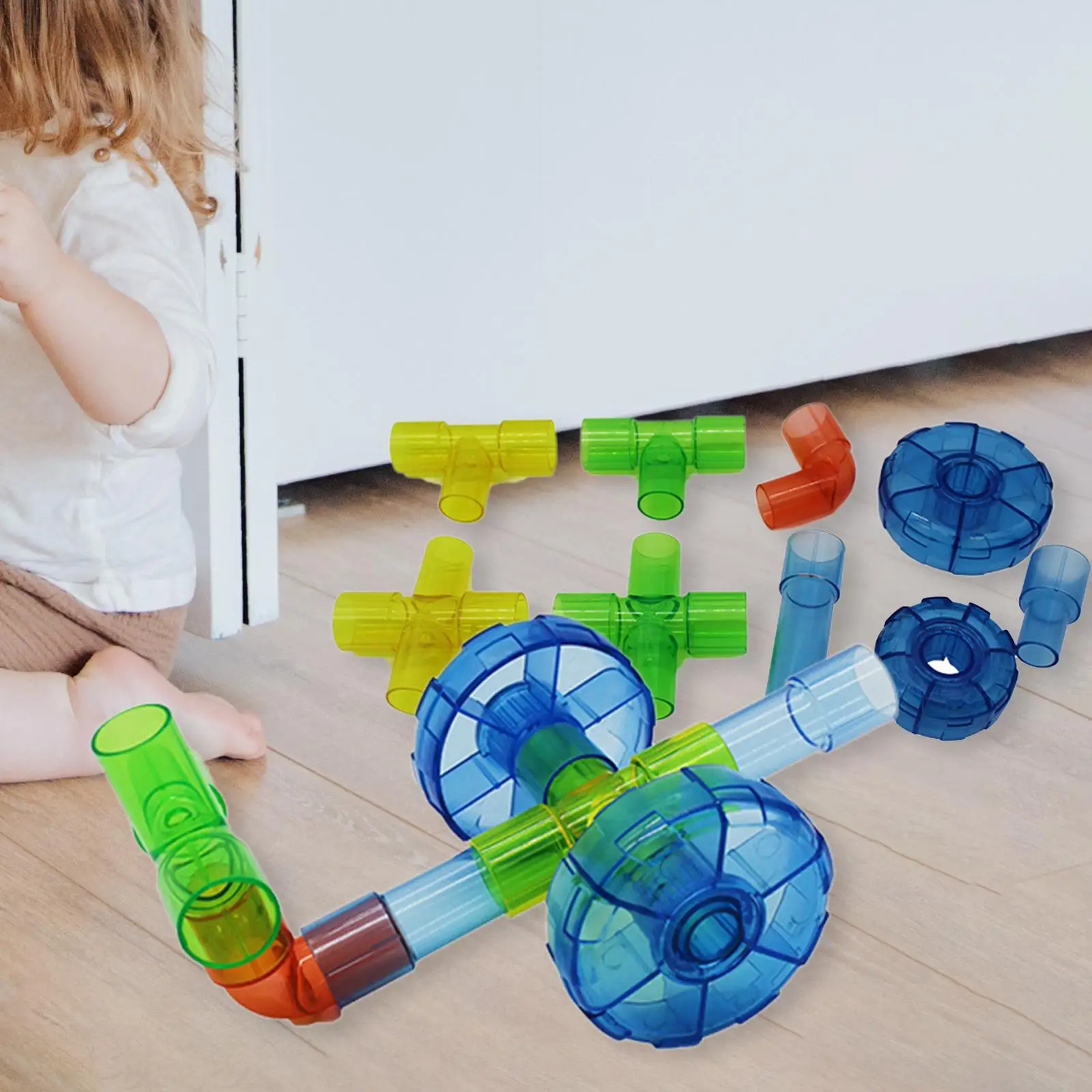 Pipe Tube Blocks Toy Construction Building Toy Early Learning Educational Toy Sensory Toy for Children Preschool Kids