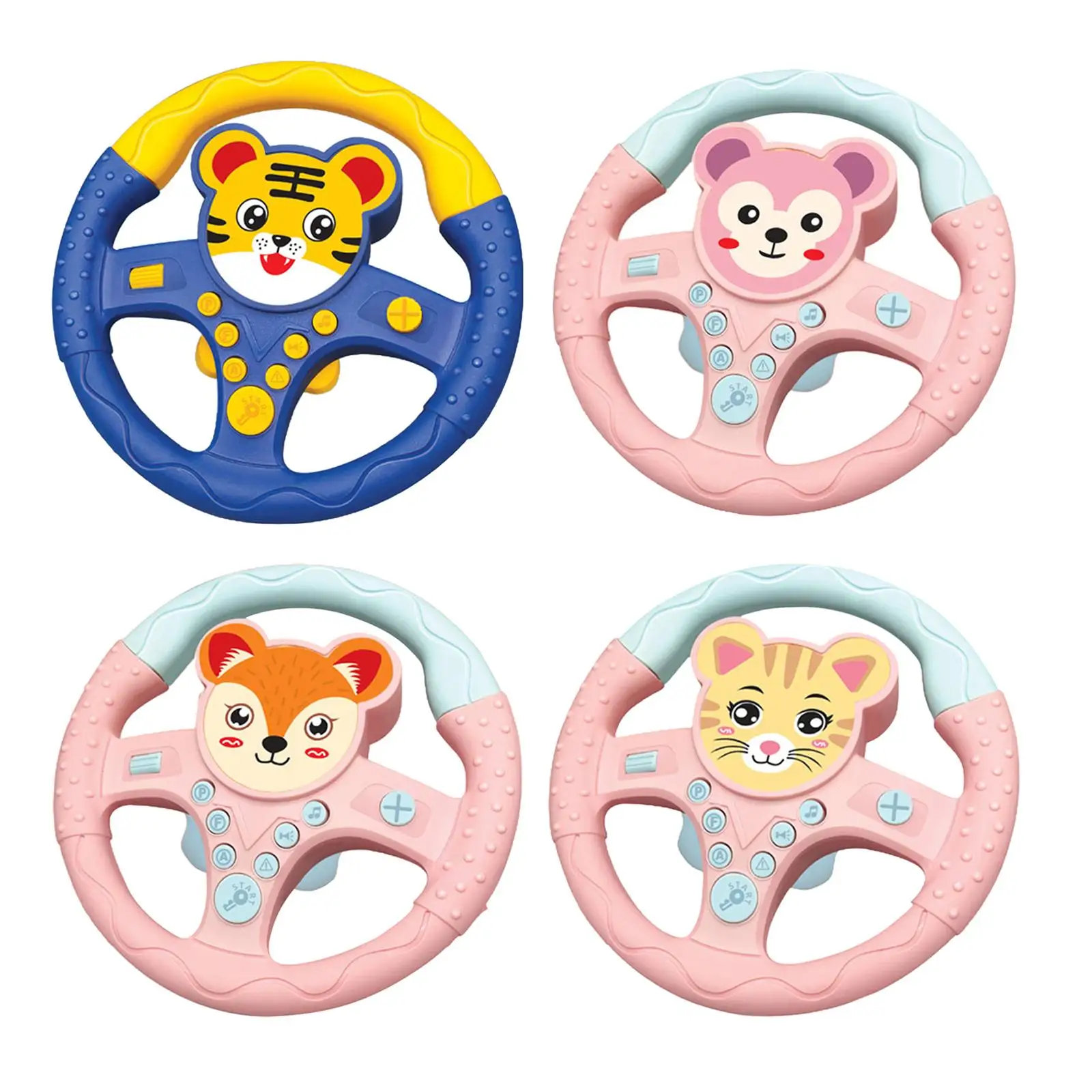 Steering Wheel Car Seat Fun Activity for Copilot Toy Sounding Toy