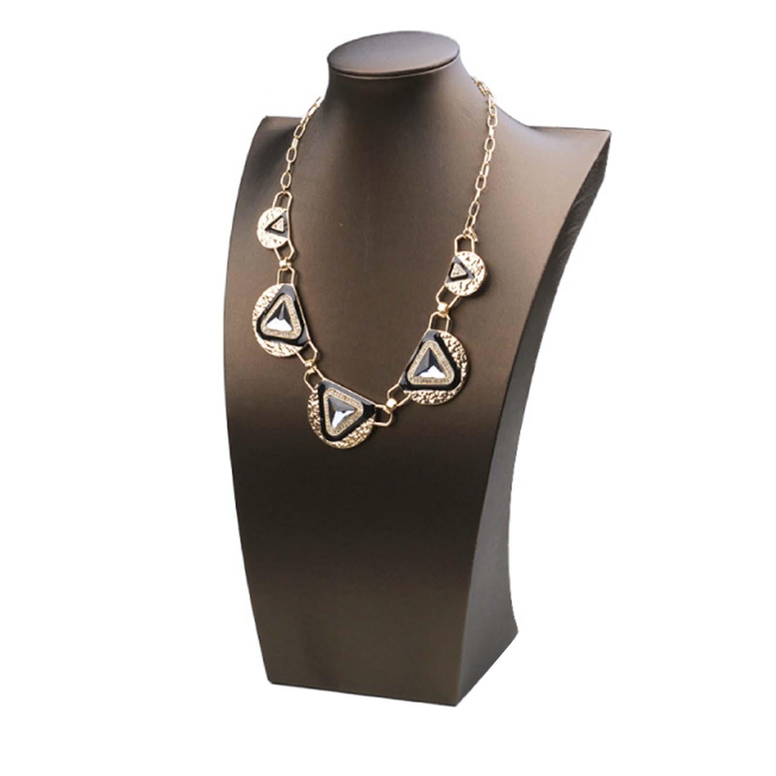 Necklace Display Jewelry Model Bust Showcase for Home Bedroom Chain Pendant Chokers