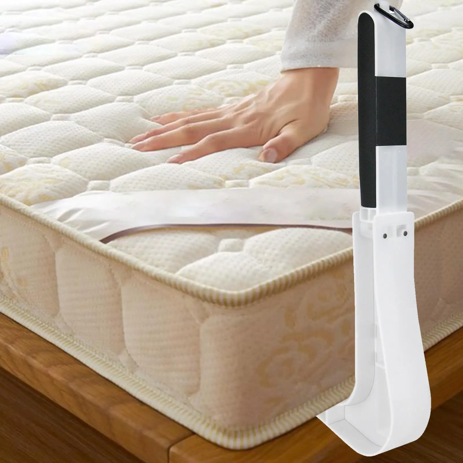 Mattress Lifter Durable Bed Maker Tool under Mattress Elevator Riser for Bedroom Bed Sheet Change Tool Hotel Home Dorm