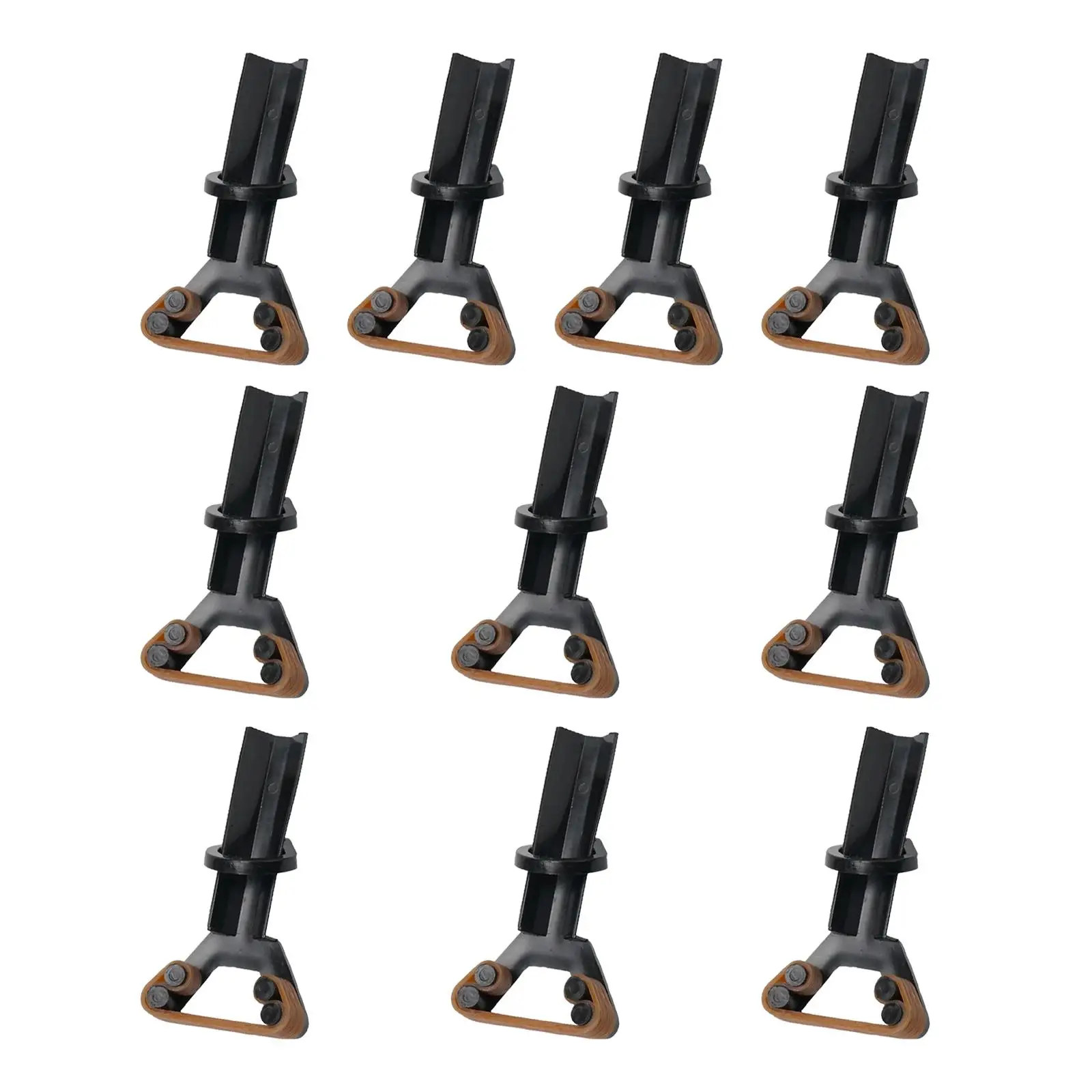 10x Pool Cue Tip Clamp Adults Billiard Rod Accessory Billiards Cue Tip Fastener Repair Tool for Games Party Indoor Home Billiard