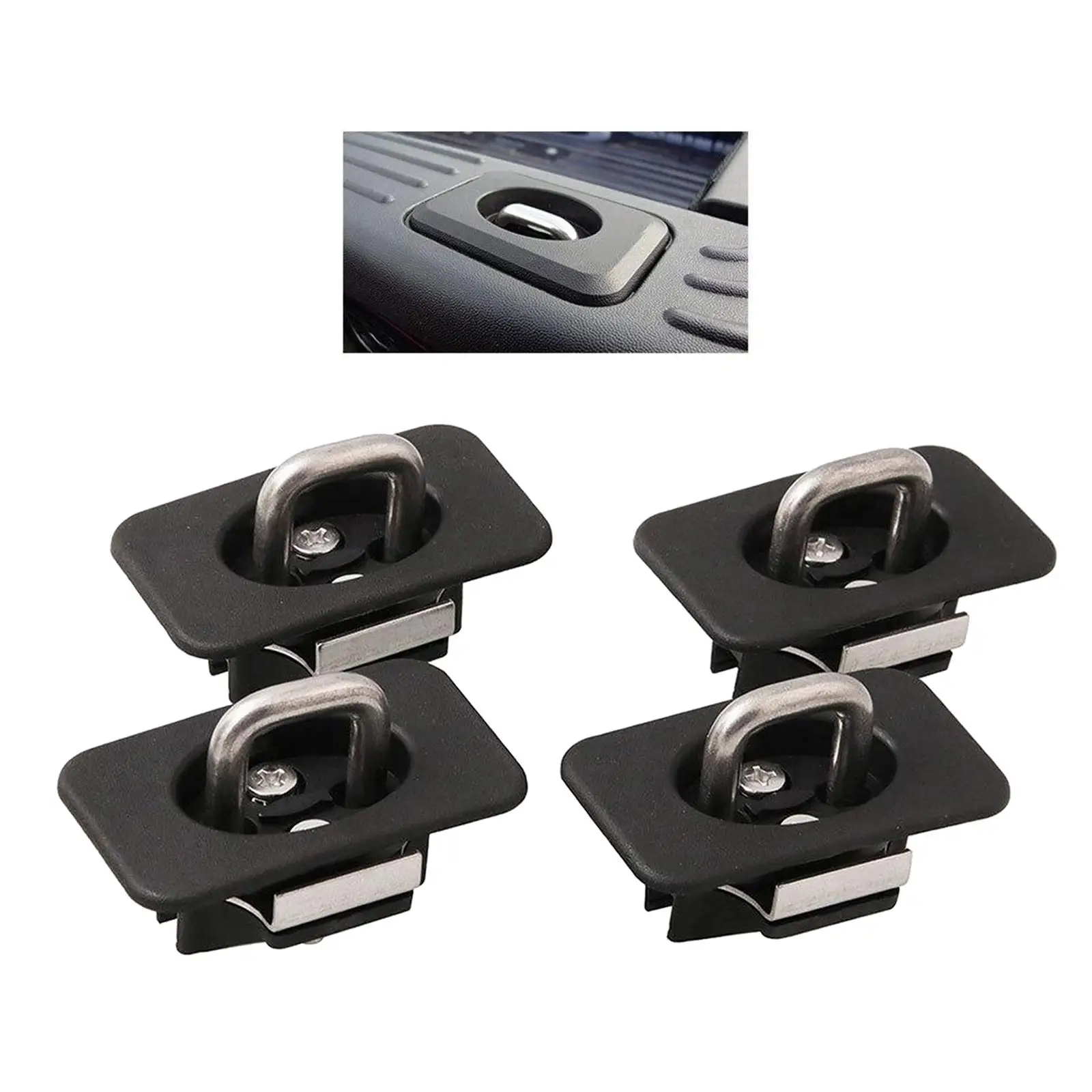 4x Pickup Truck Tie Down Anchors Fit for F 150 1998-2014 Super-Duty Car Accessories
