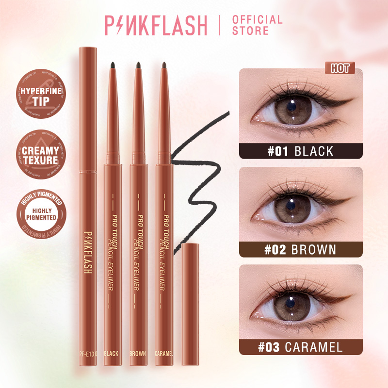 Best of PINKFLASH Natural Liquid Eyeliner Waterproof Long-lasting High Pigmented Smooth Matte Gel Eye Liner Pencil Makeup Cosmetics Reviews & Tips