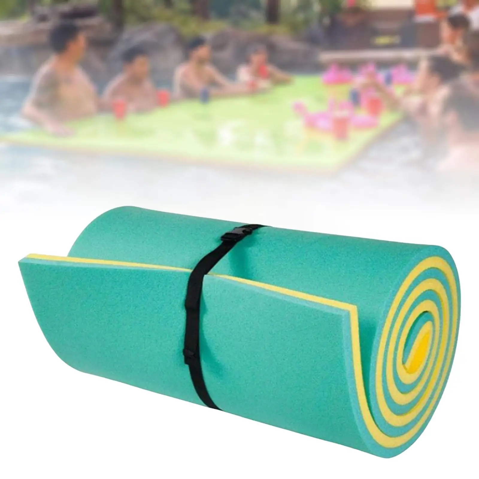 Pool Floats Raft Lounges Mattress Family Fun Party Comfortable Float Mat Bed Large Water Float Mat for Lake Boating River