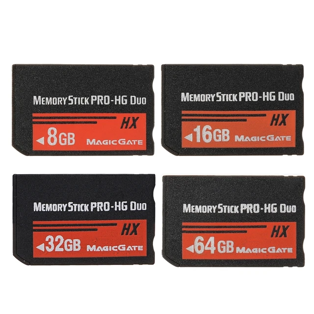 PSP Memory Card - PRO-HG Duo Memory Stick - Sony 4GB, 8GB, 16GB & 32GB