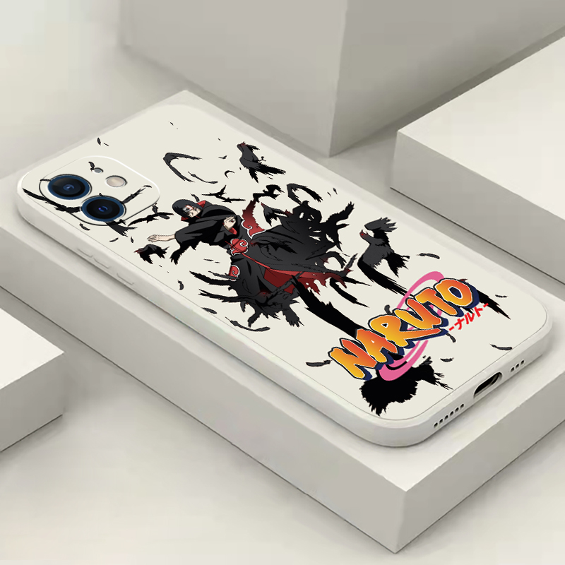 iphone 13 pro cover Luxury Naruto Akatsuki Uchiha Itachi Phone Case For iPhone 7 X Xr Xs 7 7P SE 2020 6 6s 8 Plus 11 12 13 Max Pro Mini 23xs Cover apple 13 pro case