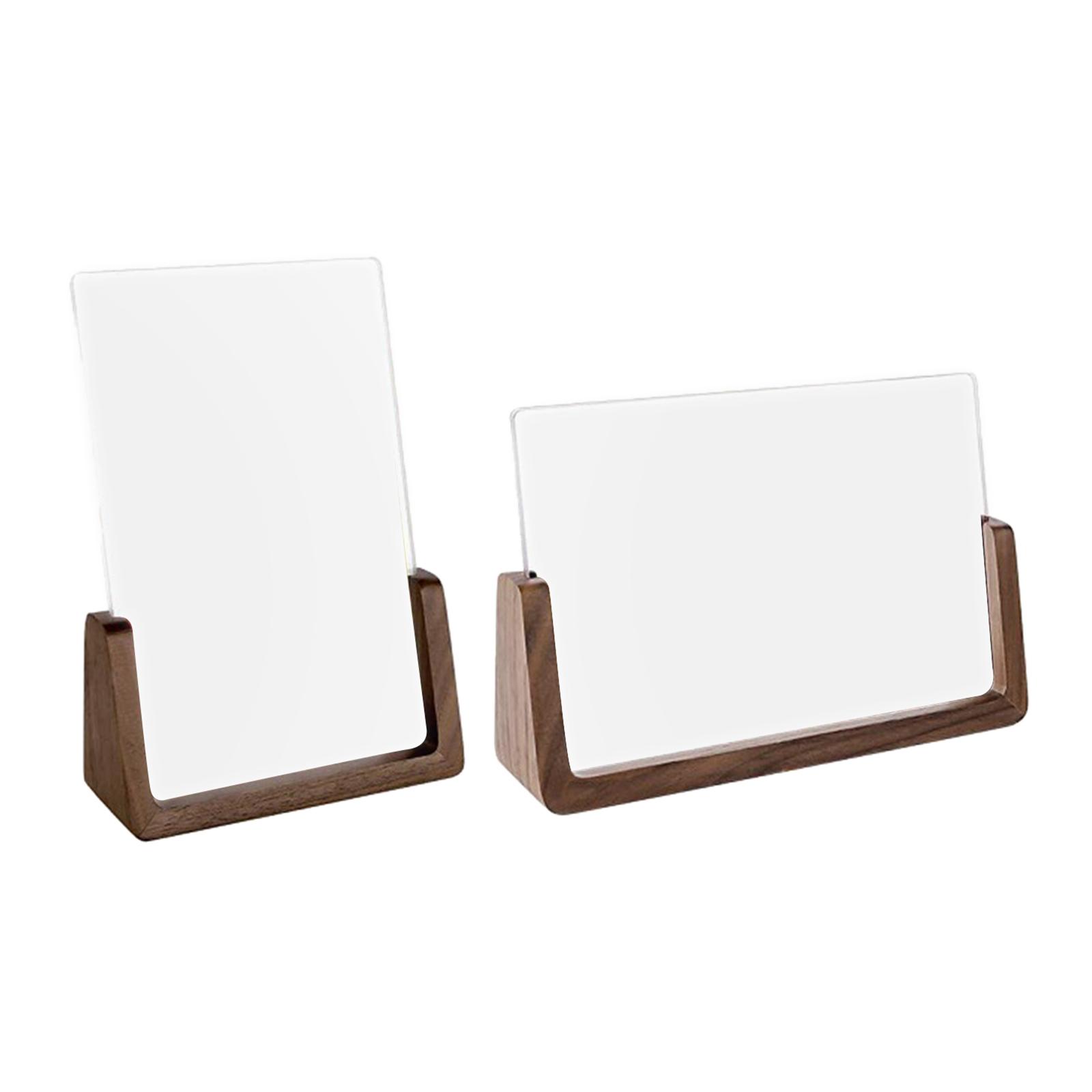 Creative 3.5x5 Picture Frame, Solid Wood U-shaped Photo Frame, Wooden Photo Frame, Wooden Crafts