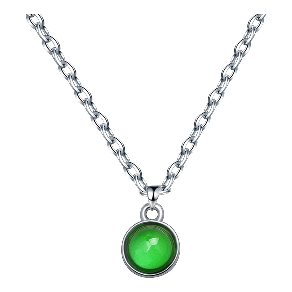 Mood Necklace Birthday Party Favors Temperature Sensing Mood Necklace for Wife Girlfriend Mom Daughter Girls Women Daily Wear