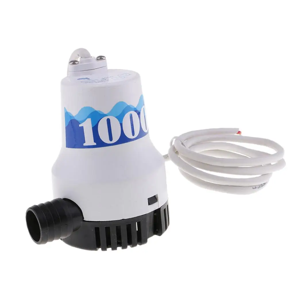 Bilge Water Pump 1000GPH Submersible 12V for Boat Yacht 25mm Outlet