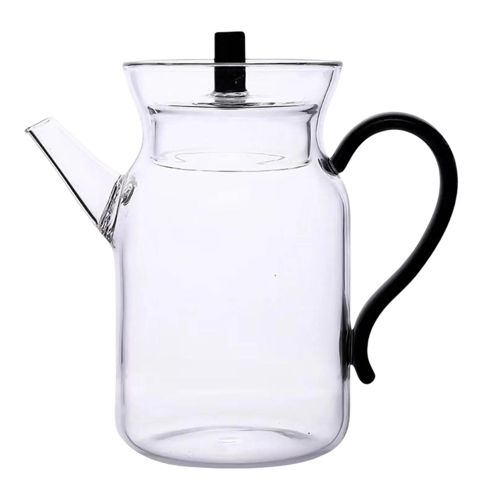 Glass Pitcher with Lid 350 Kettle Cold Tea Brewing Pitcher Milk for Bar