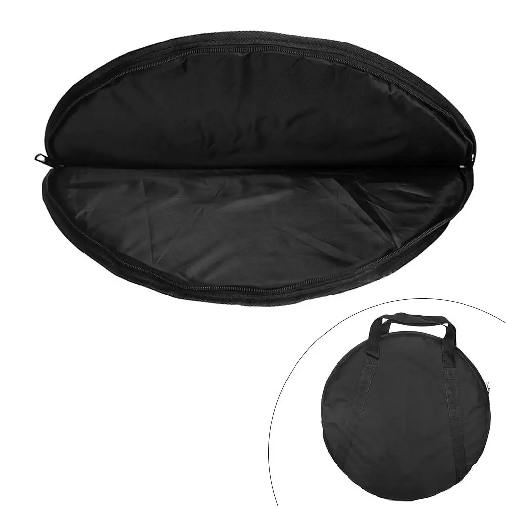 41`` 600D Oxford Fabric Cymbal Bag Thickned Waterproof Padd Cotton Handbag Carry Case Protector Percussion Instruments Black
