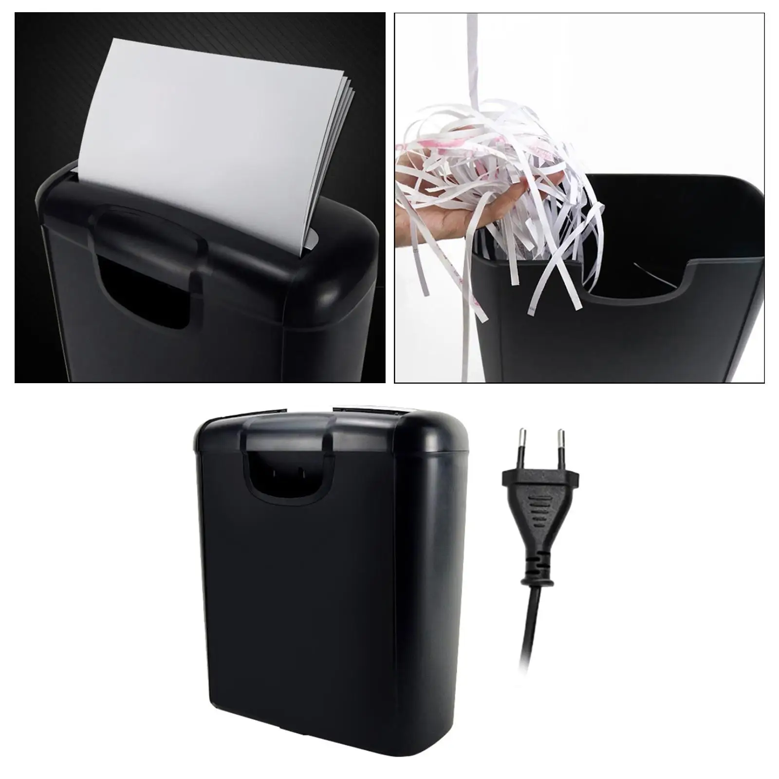 Paper Shredder Credit Card Mini Electronic Silent A4 Shredder Automatic 10L Capacity