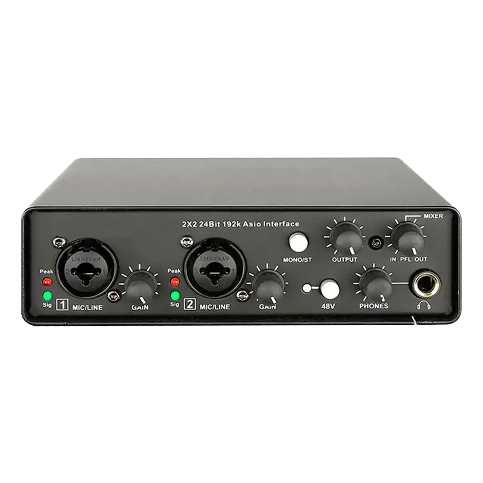 Sound Card USB 2.0 Audio Mixer for Mic Preamplifier Professional Audio Mixer