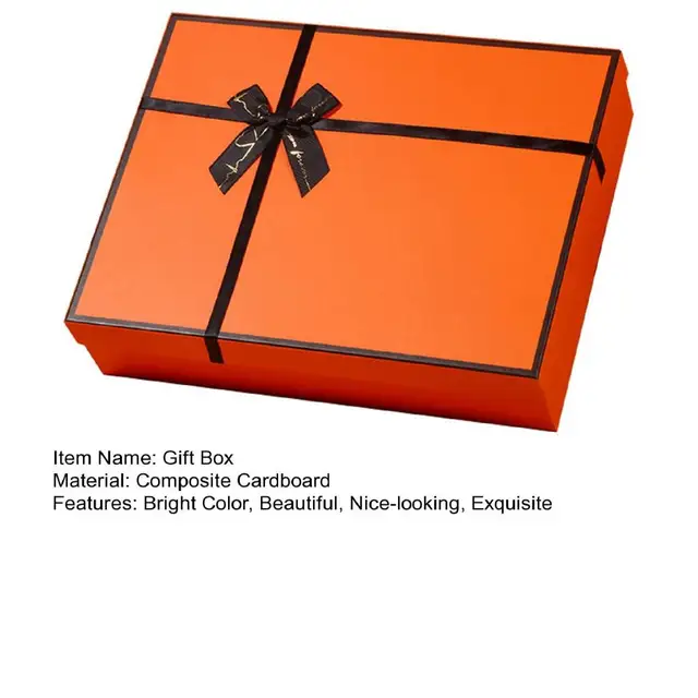 5Pcs Orange Cardboard Shoe Boxes Gift Package Carton Box Mysterious Box  Corrugated Shipping Box 32x20x12cm - AliExpress