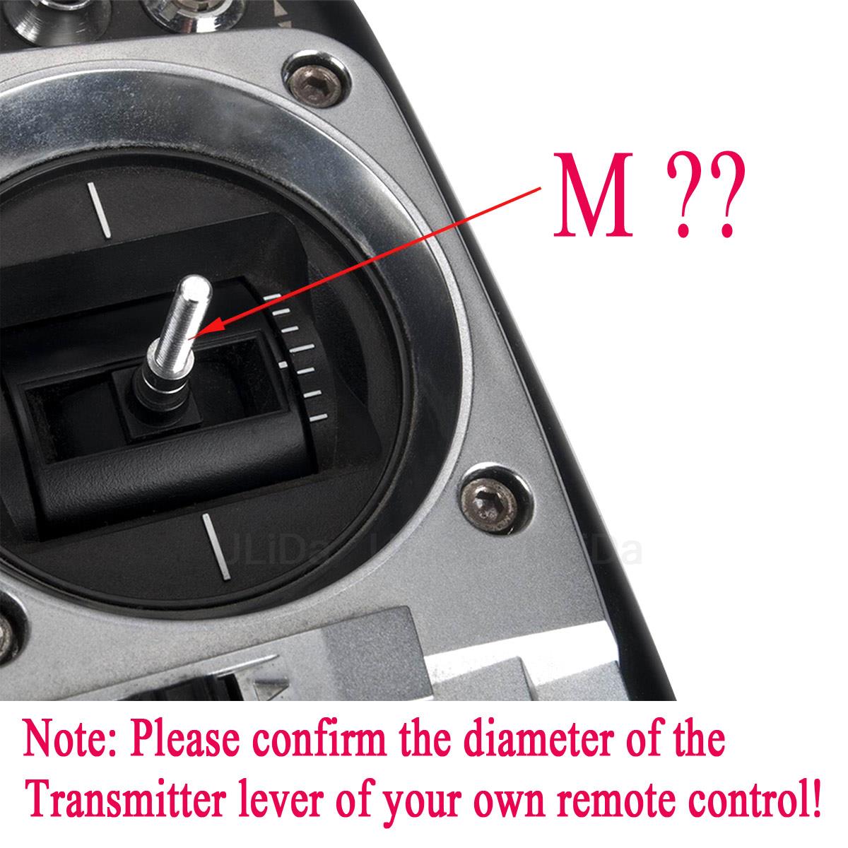 Sender M3 M4 Stick End Zweiteilige Länge einstellbar Rc Hobby Modell Flugzeug Radio Futaba Spektrum Frsky Taranis – Detail 2