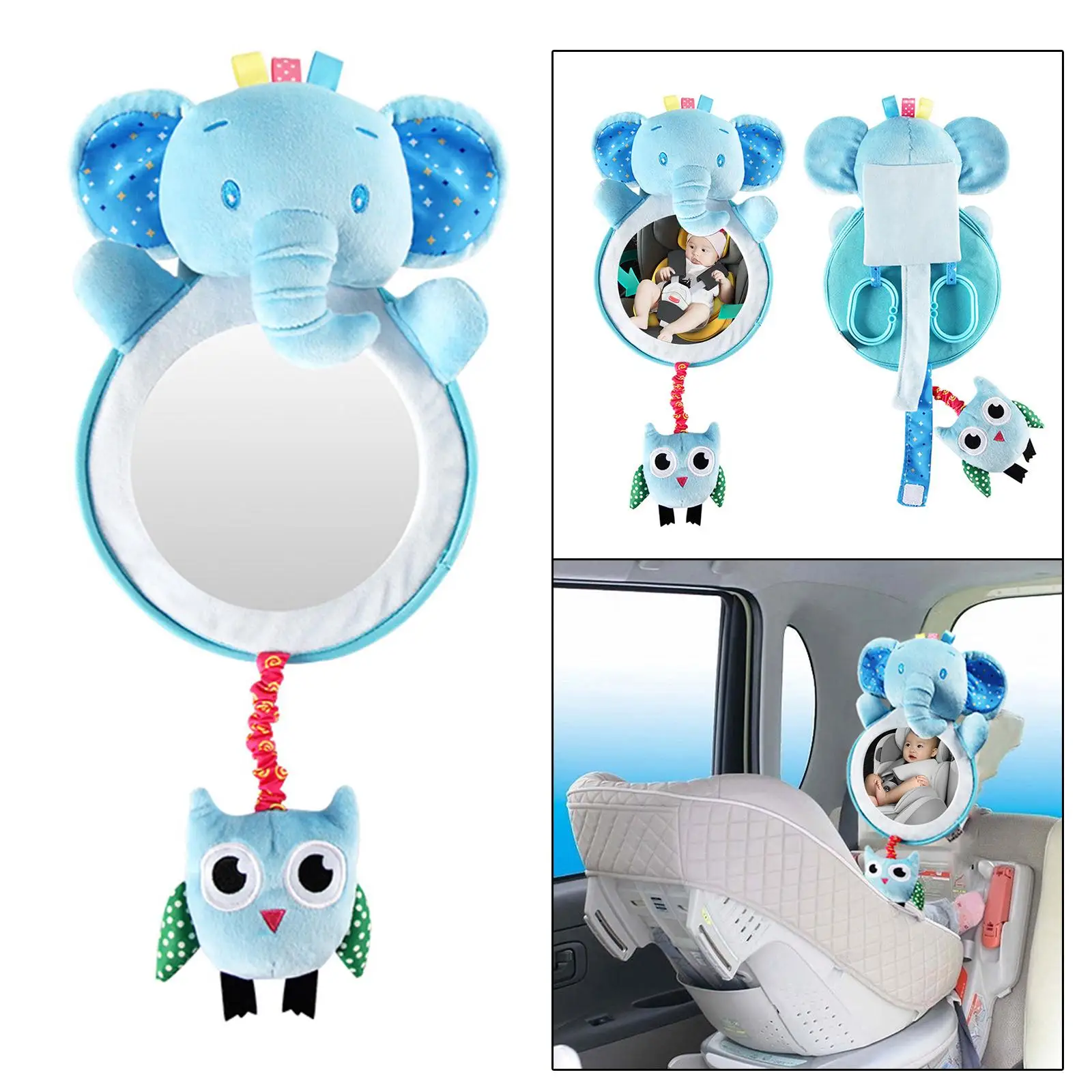 Adjustable Baby Mirror Kids Monitor View Back Seat Mirror for Infants