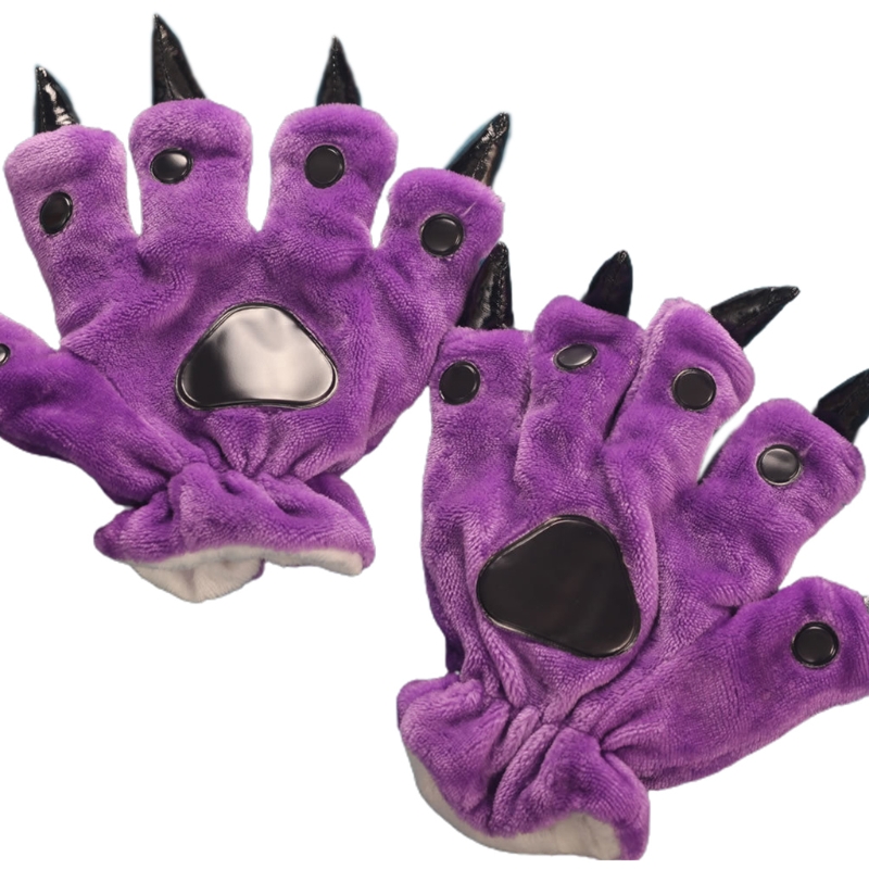 Novelty Animal Paw Gloves Cartoon Dinosaurs Bear Claws Gloves for