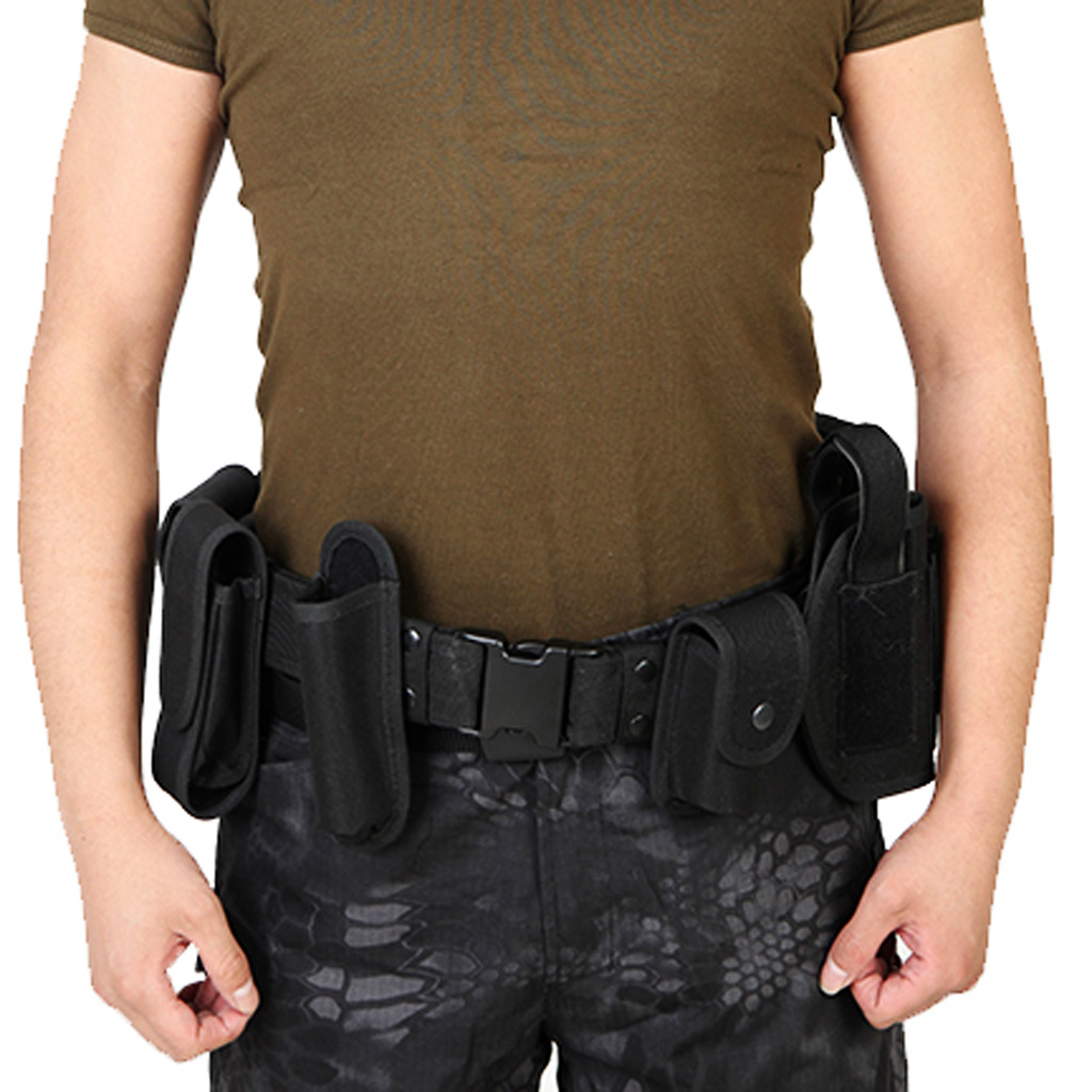 10 in 1 Outdoor Tactical Army Utility Belt Waist Bag Magazine Pouches Pocket