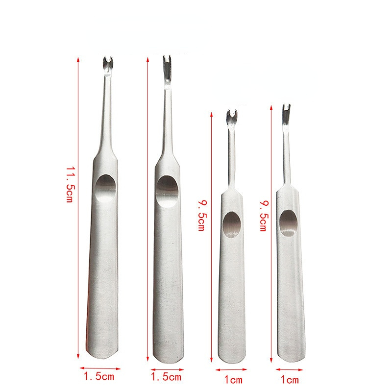 1/4-teiliges U+V-förmiges Leder-Rillwerkzeug, Leder-Skiving-Tool, Kantenabschrägungs-Set, DIY-Lederhandwerkswerkzeug – Detail 5