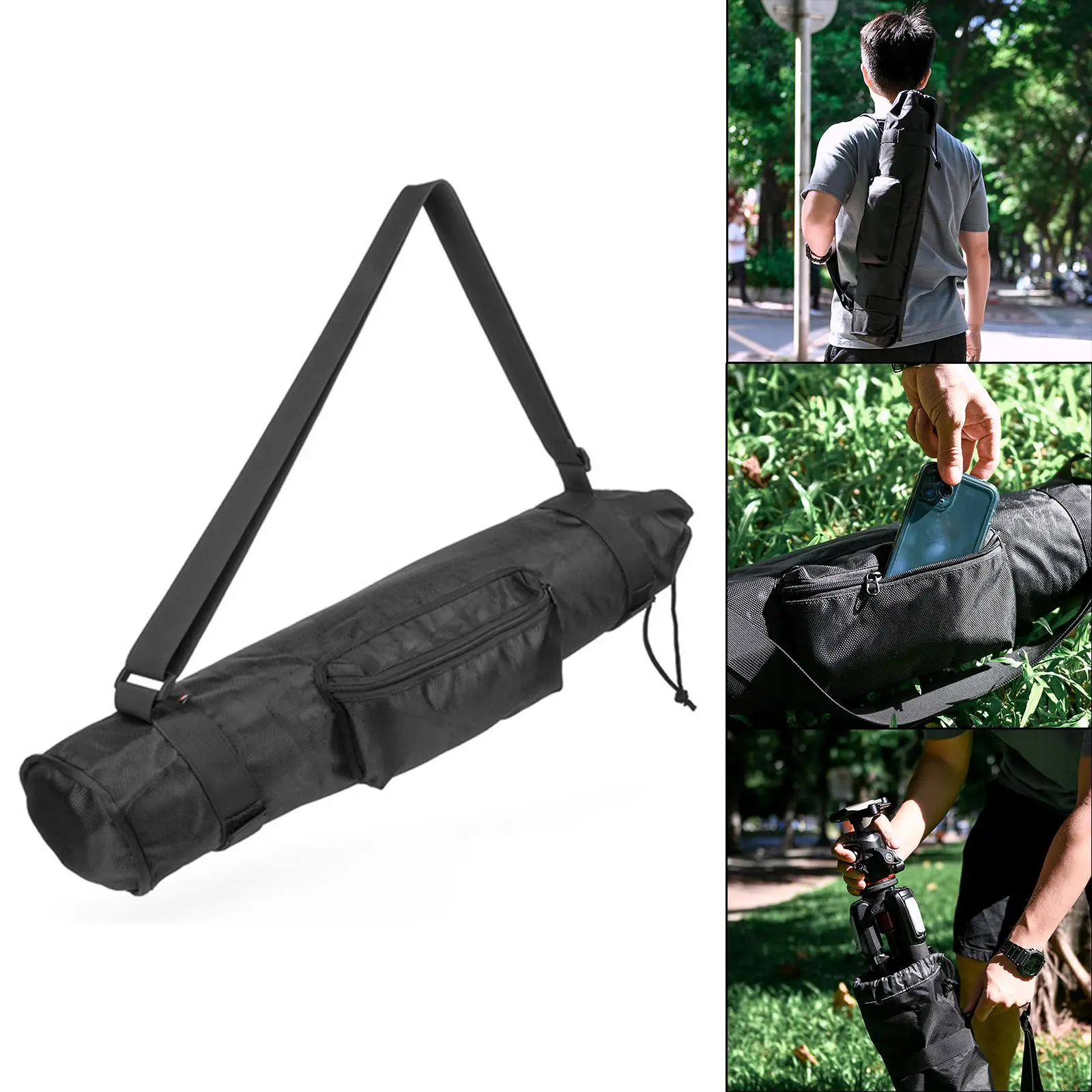 Photographic 60cm Tripod Carrying Case with Strap Easier to Carry Fits Light Stands