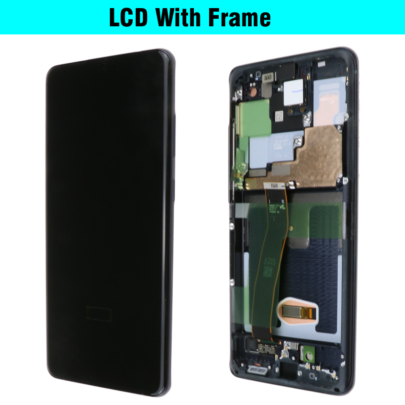 6.9'' Dynamic AMOLED 2X Screen For SAMSUNG S20 Ultra LCD G988 G988F Touch Digitizer Assembly For S20 Ultra Display with Frame S54bc149c590042cca26079f6b9f666bbs