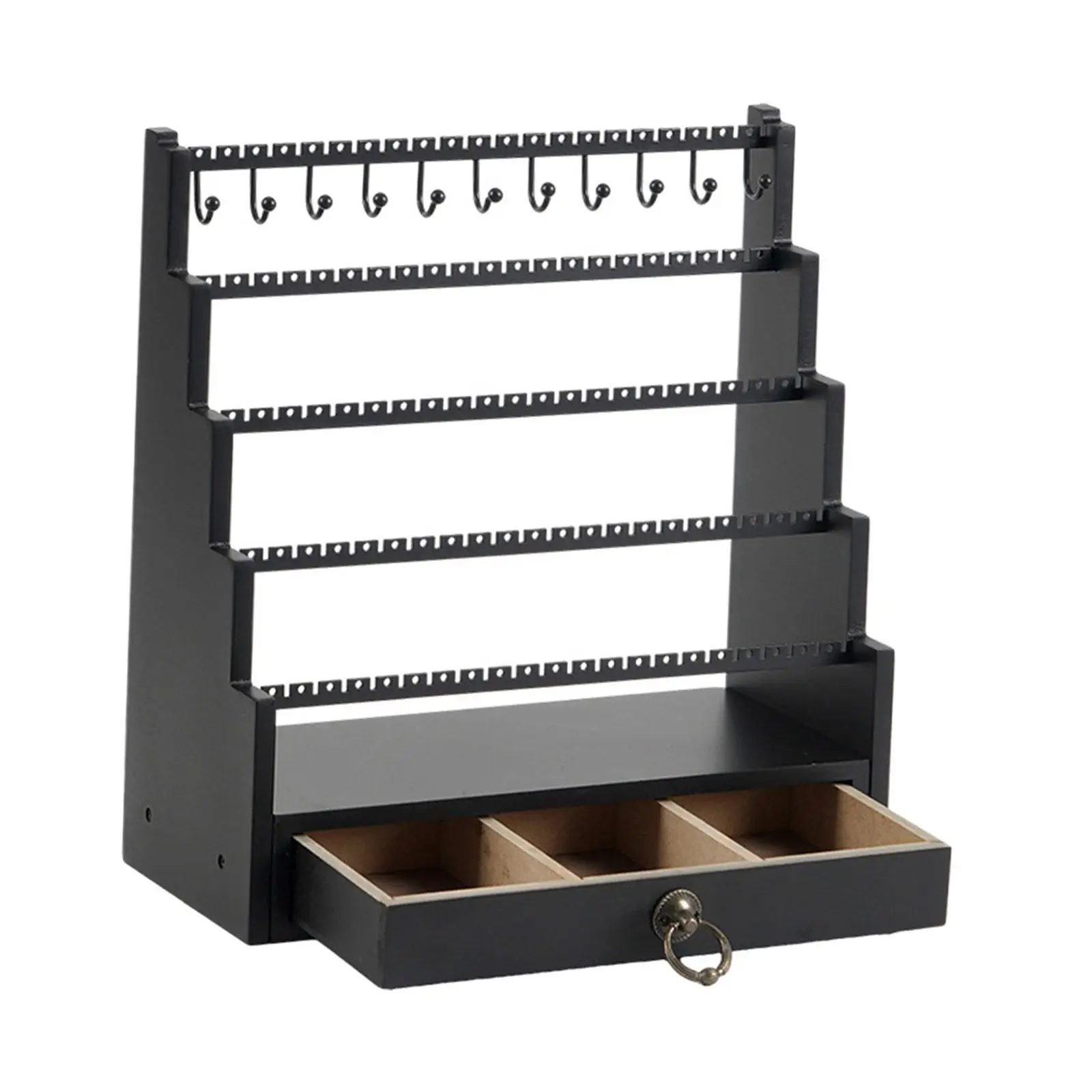 Jewelry Organizer Stand with Drawer Storage Earring Holder Jewelry Towers