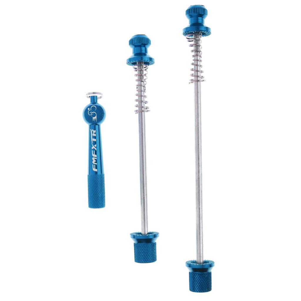 Description Picture 2 of itemAnti Theft Skewers lock Set Front / Rear Skewer Road Bike Cycling MTB Bicycle Wheels Axle