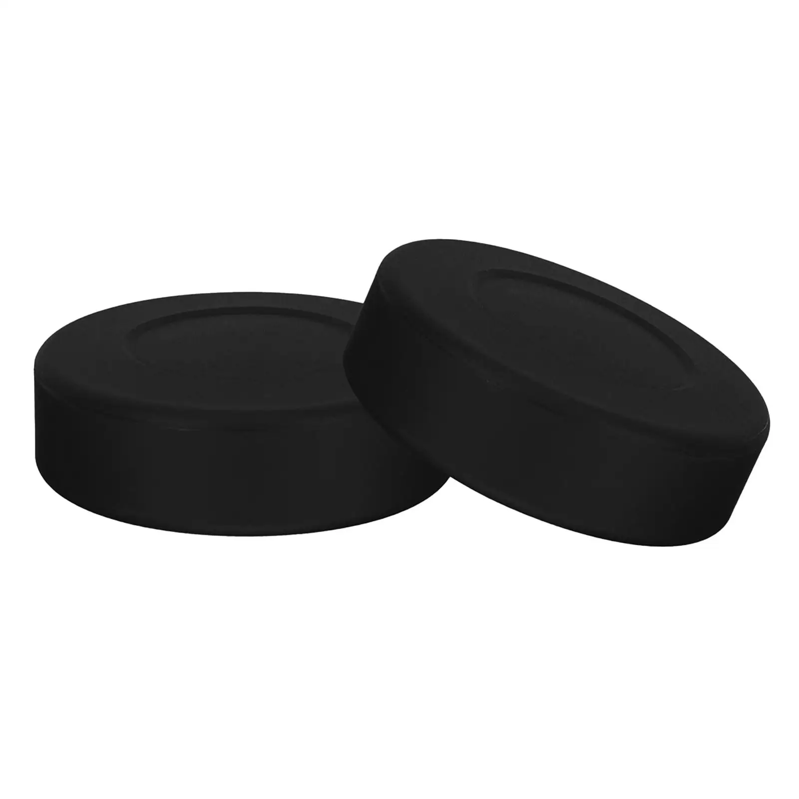 2 Pieces Ice Hockey Puck Multipurpose Sturdy Professional Hockey Ball for Kids Professionals Beginners Teenagers Competition