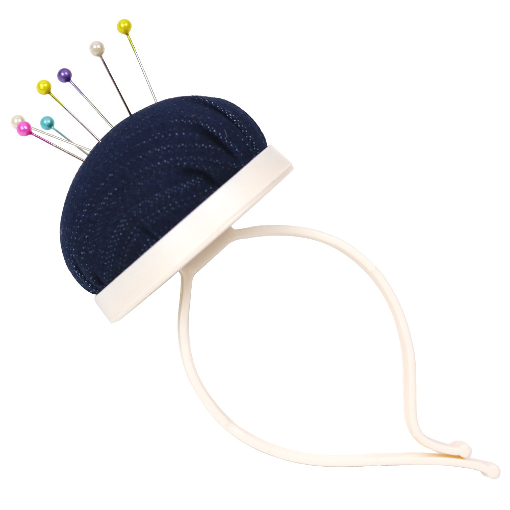 Nähen Nadel Pin Schwamm Kissen Mit Kunststoff Handgelenk Runde Kreuz Stich Nadel Pad DIY Handgemachte Nähen Werkzeuge Zubehör – Detail 3