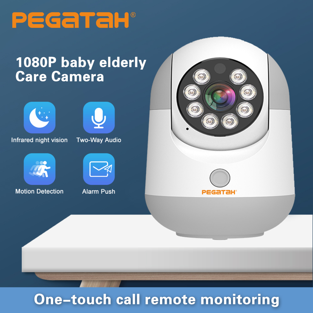 IP-камера для системы видеонаблюдения PEGATAH, 1080P, Wi-Fi | AliExpress