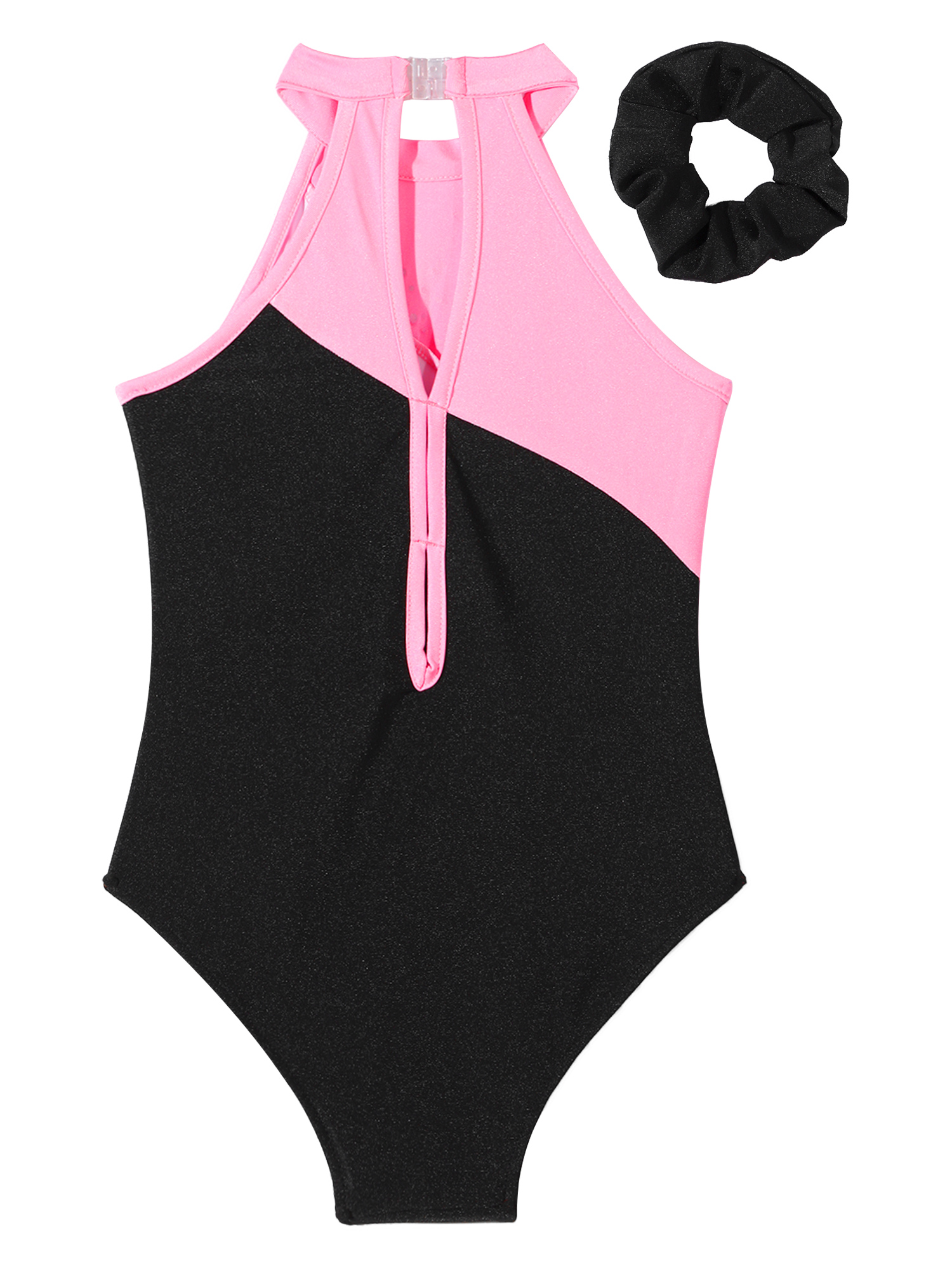 Kinder Mädchen Gymnastik Trikots Ballett Tanz Outfits Strass sportliche Biketard Shorts Set Workout Eiskunstlauf Bodysuit – Detail 5