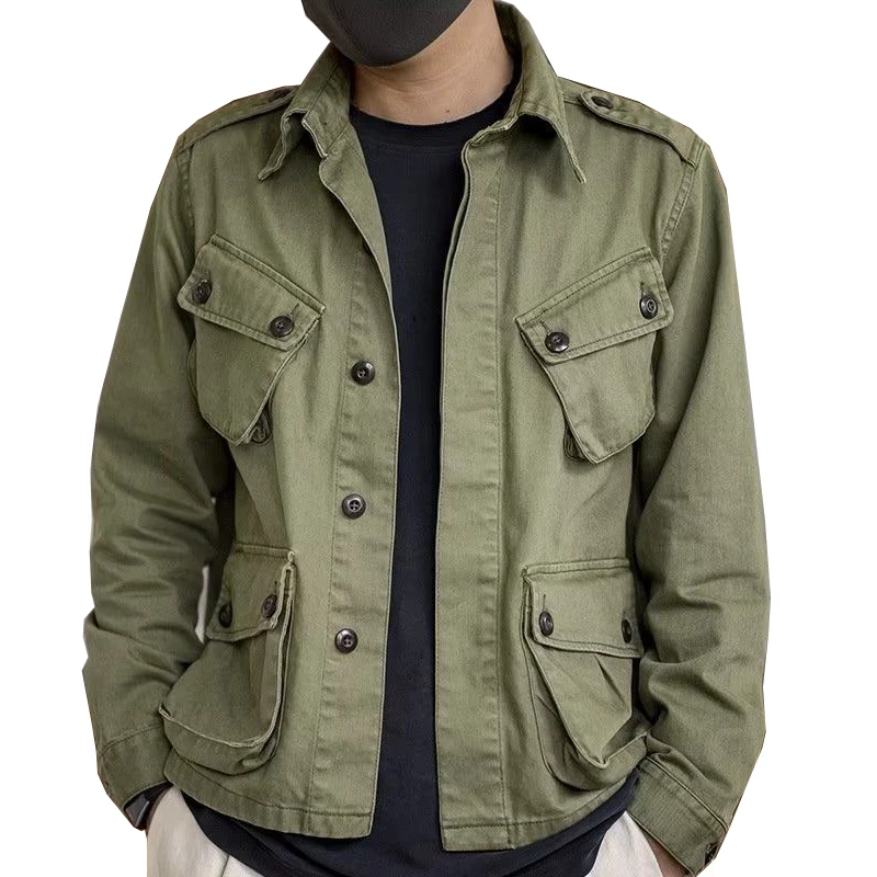 Title 2, Spring Autumn New Jungle Jacket Military Paratr...