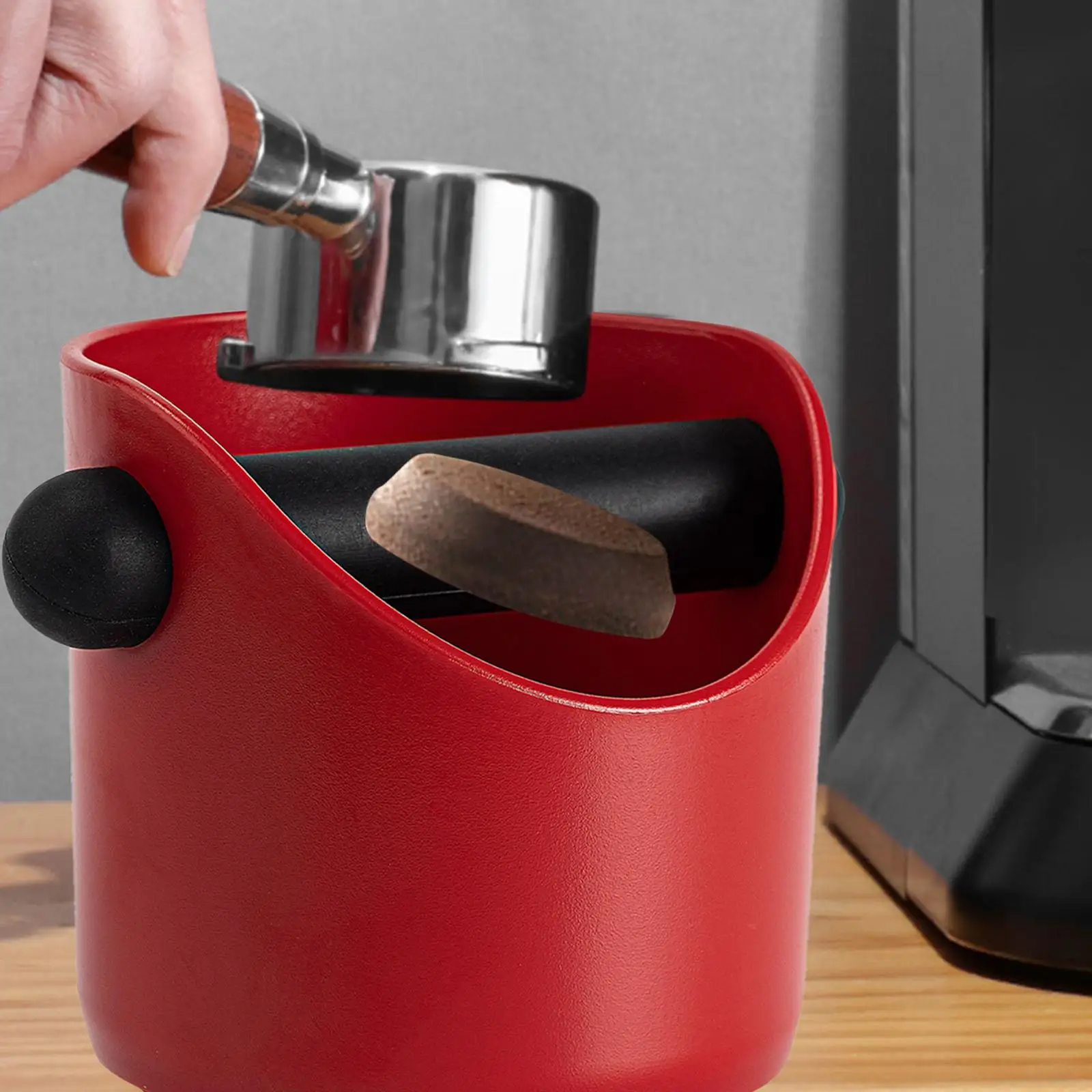 Espresso Bucket with Removable Knock Bar for Espresso Machine Accessories
