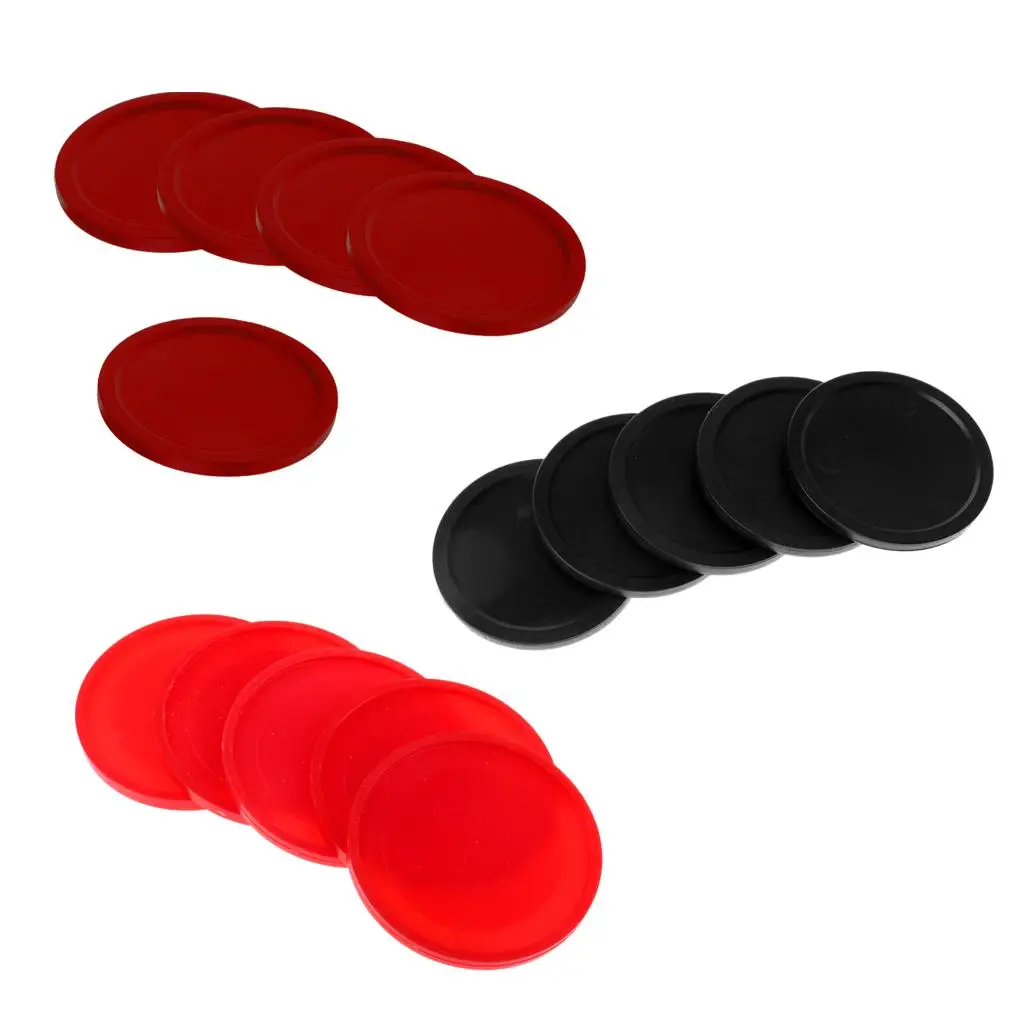 5 Pieces Durable  Pucks - Choice of Colors and Sizes