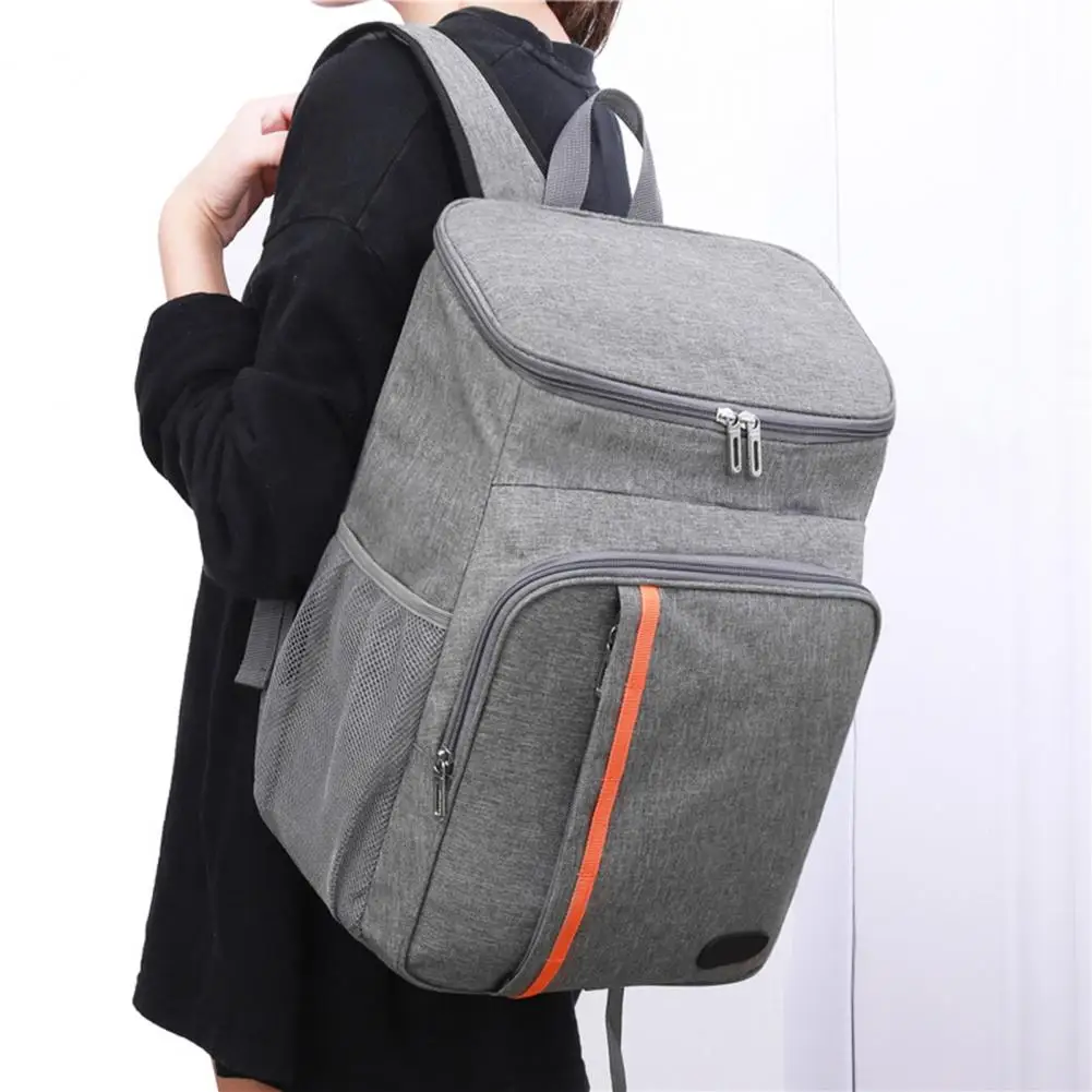 Lunch Bag  Eco-friendly Multiple Pockets Portable  Thermal Backpack Thickened Cooler Bag Picnic Equipment