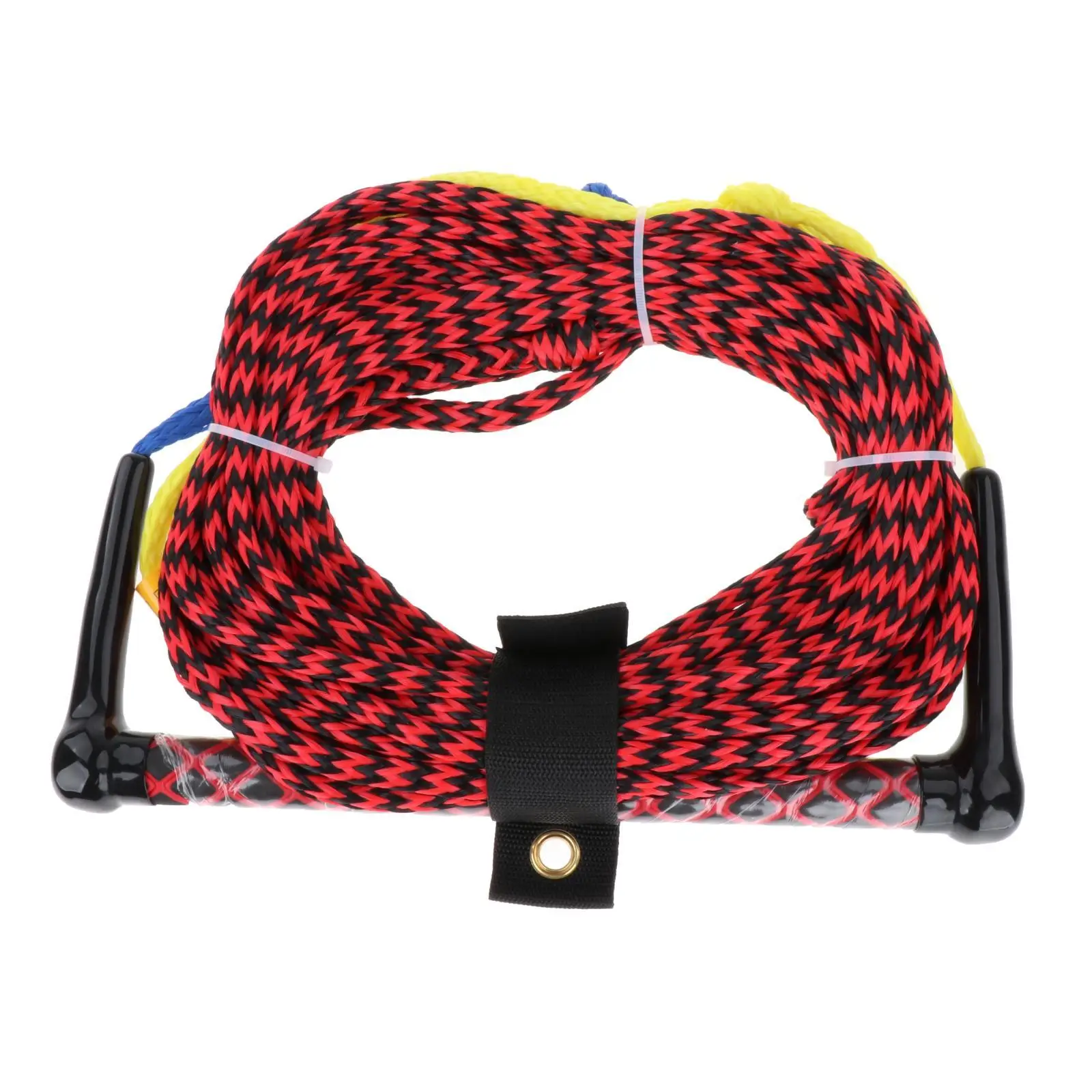 Water Skiing Surf Rope Floatable Tow Surfing Tow Trow Ropes Line Tow Harness Rope w/ Handle for Training Knee Board Motorboat