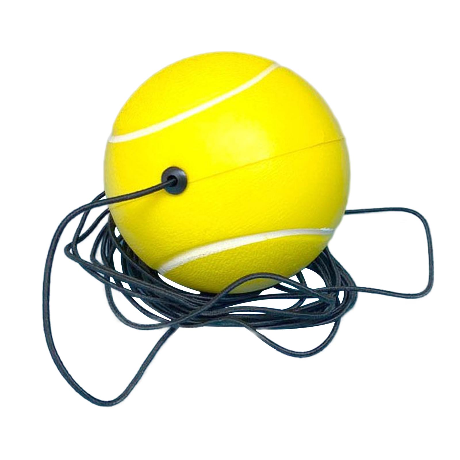 Durable Tennis Trainer Ball with Cord Tool Tennis Trainer Ball 63mm Replacement Training for Practice Beginner Players