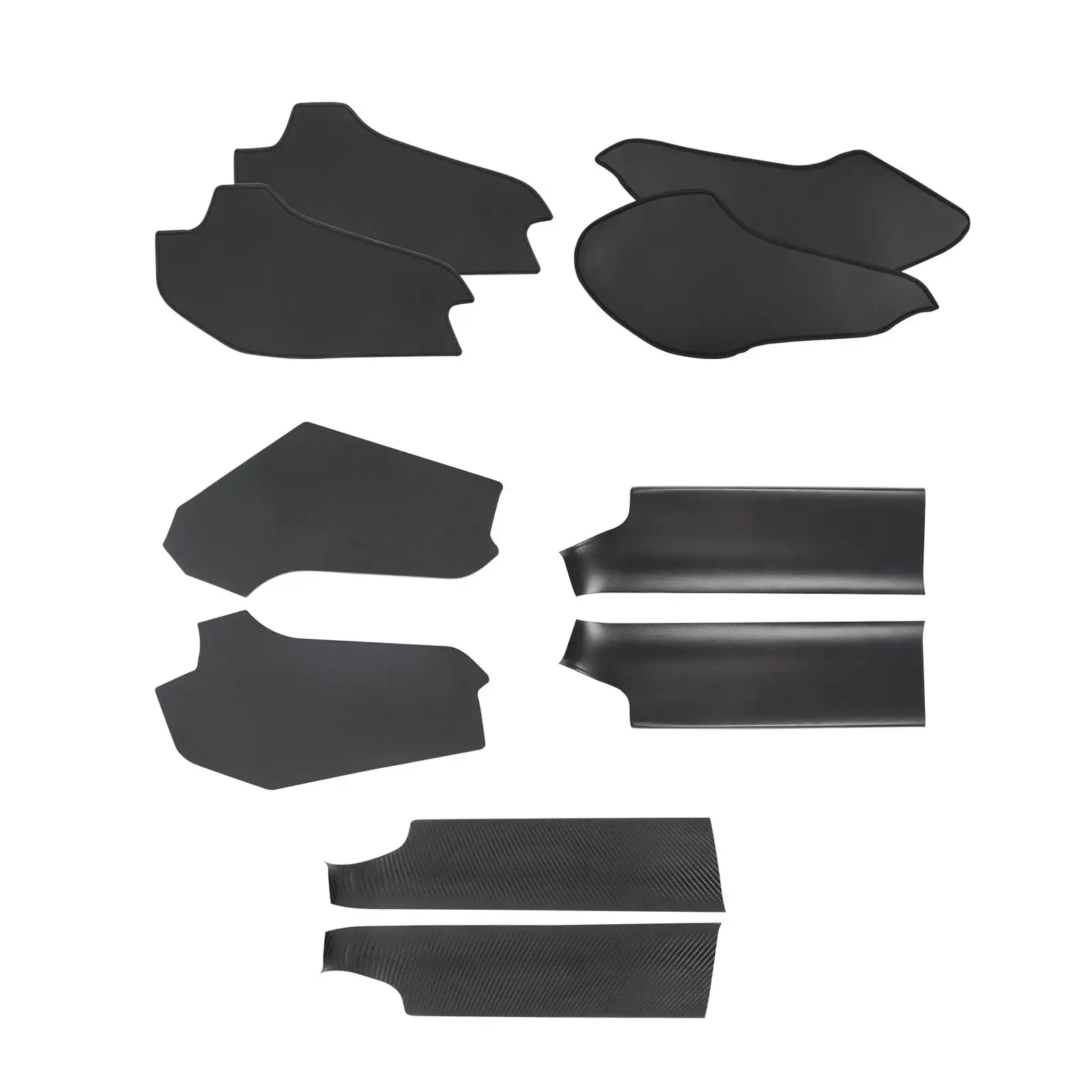2x Central Control Anti Kick Mat Premium Spare Parts Decoration Trim Replacement Anti Dust Mat Dirt Protector Cover Pad Durable