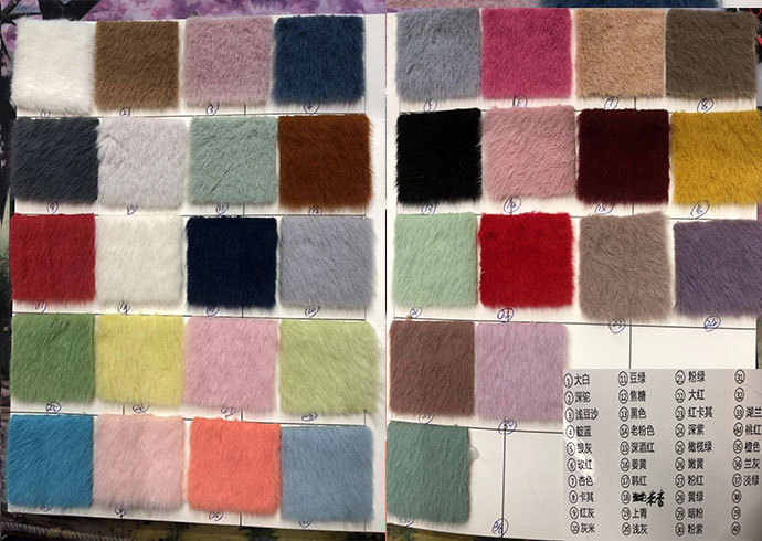 Description Picture 5 of itemHigh Grade Light Elastic Imitation Mink Hair Mink Velvet Rabbit Hair Fabric Autumn Winter Plush Clothing Fur DIY Sewing Fabric