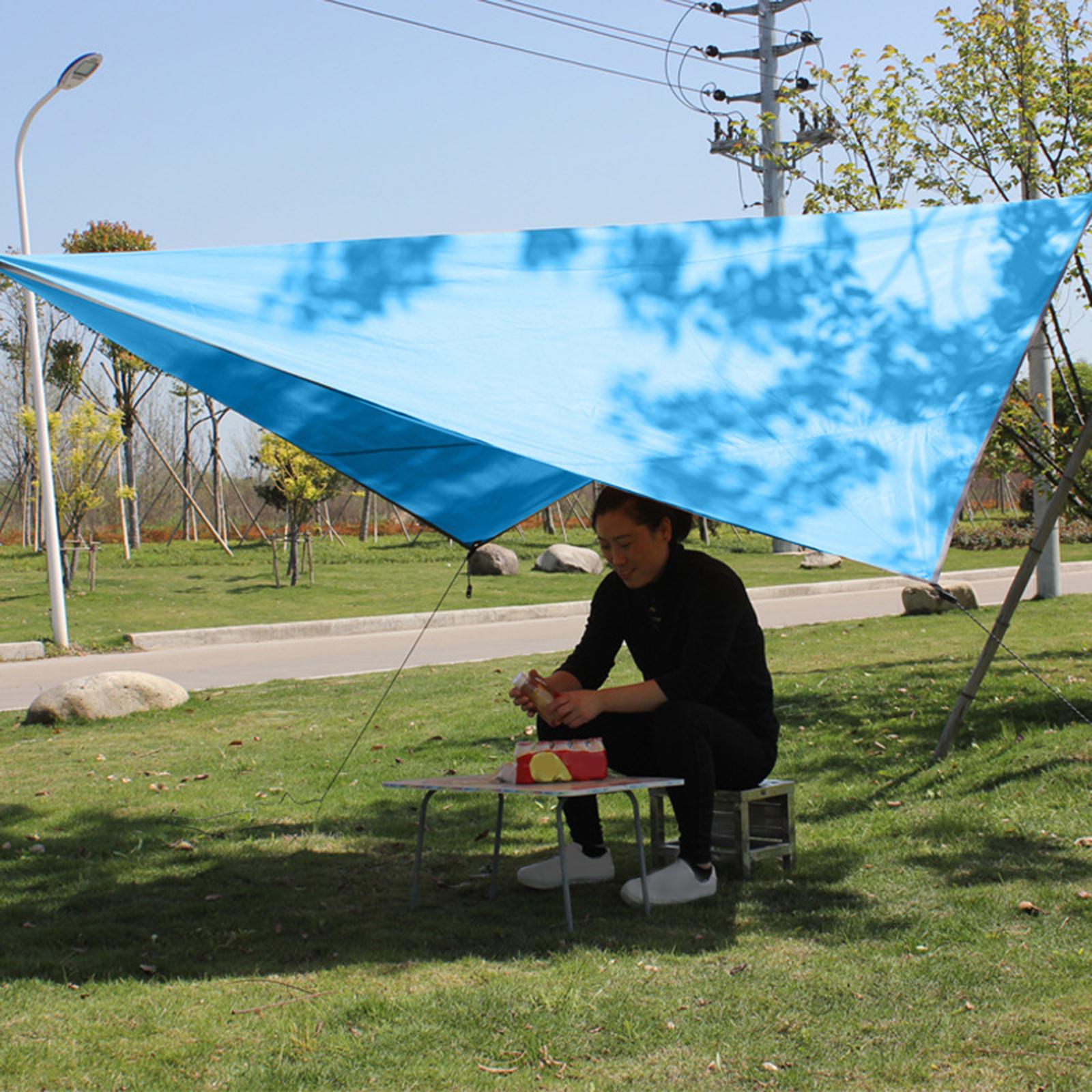 Multifunctional Camping Tent Tarp Hammock  Picnic  Shelter Windproof  Rain Tarp Waterpoorf Hanging Cover for Backyard