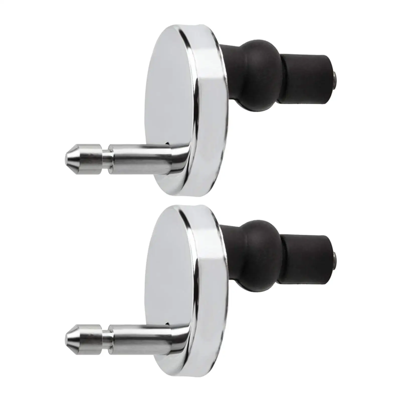 Toilet Seat Hinge Fixings Universal Hole Fixing Rubber Back Heavy Duty Portable Hinges Fittings for Replacement