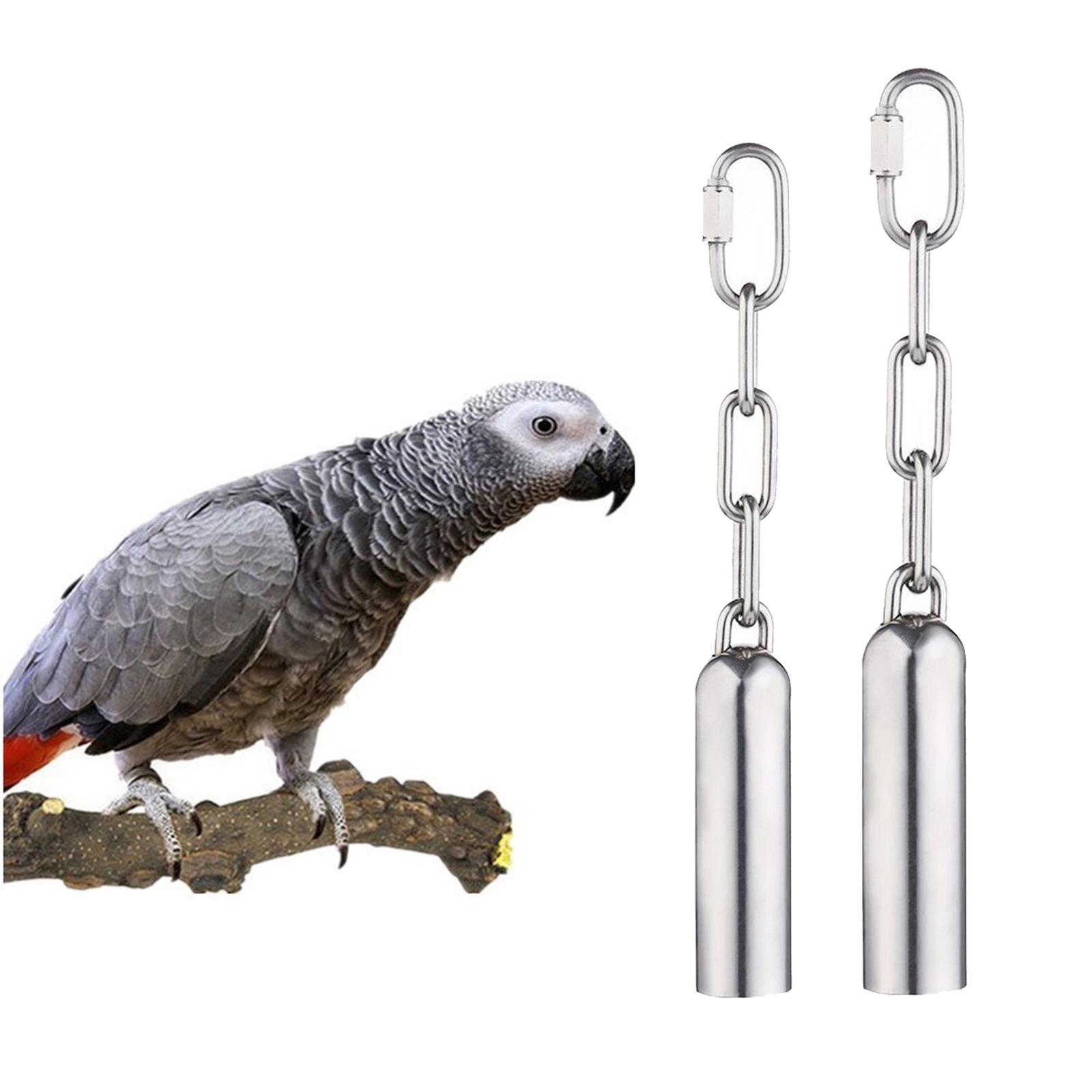 Parrot Bell Toy Cage Hanging for Budgies Hamster Chinchilla Rabbit Lovebird