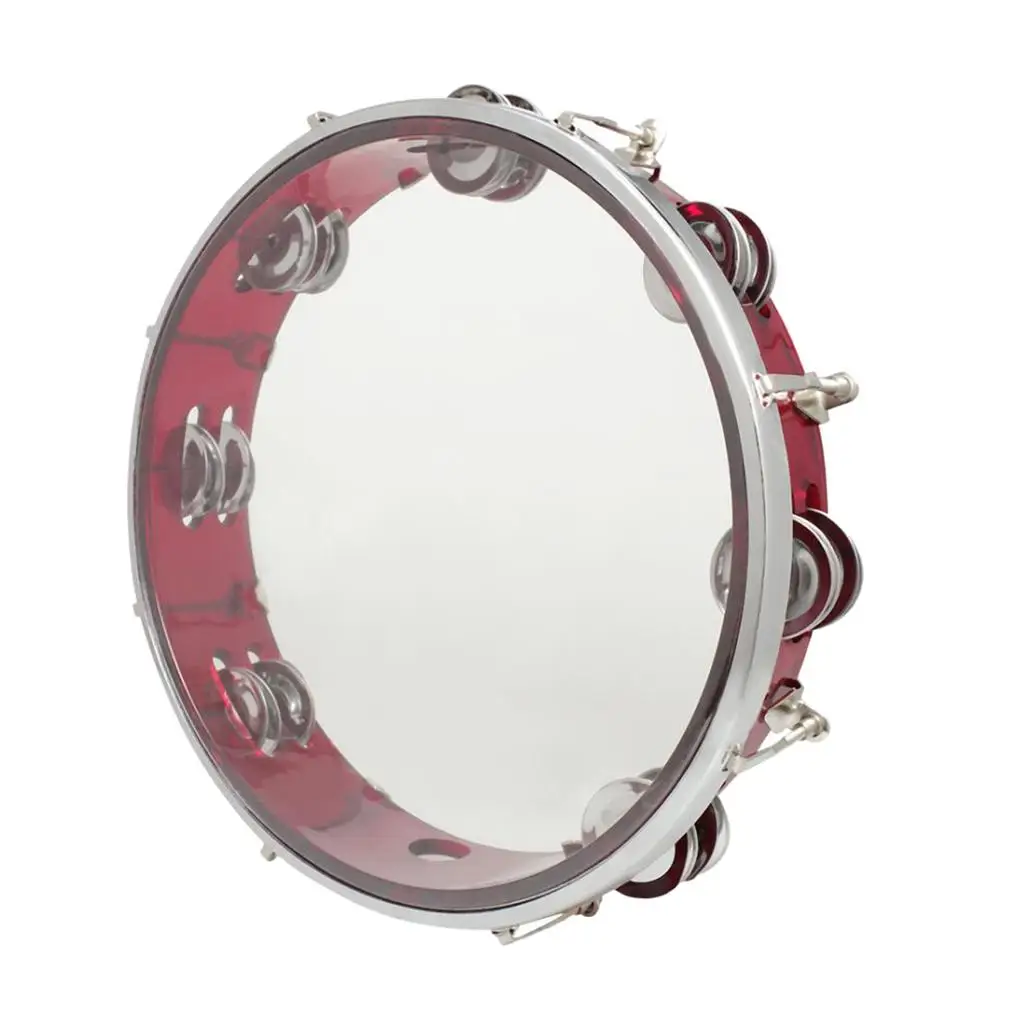 10-inch Tambourine Drum Adults/ Children Musical Instruments Educational Toy