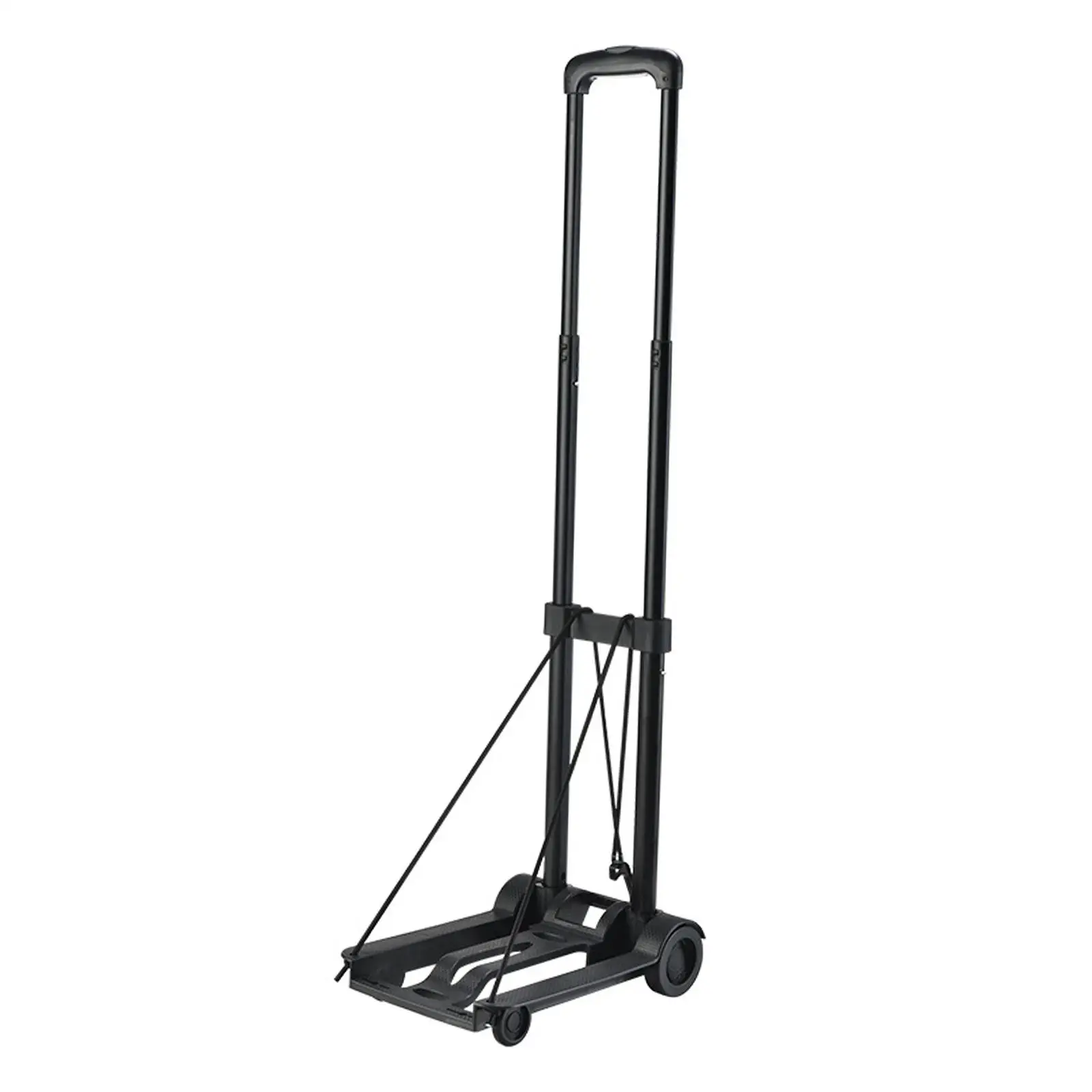 Folding Hand Truck Telescoping Handle Shopping Travel Luggage Trolley Cart