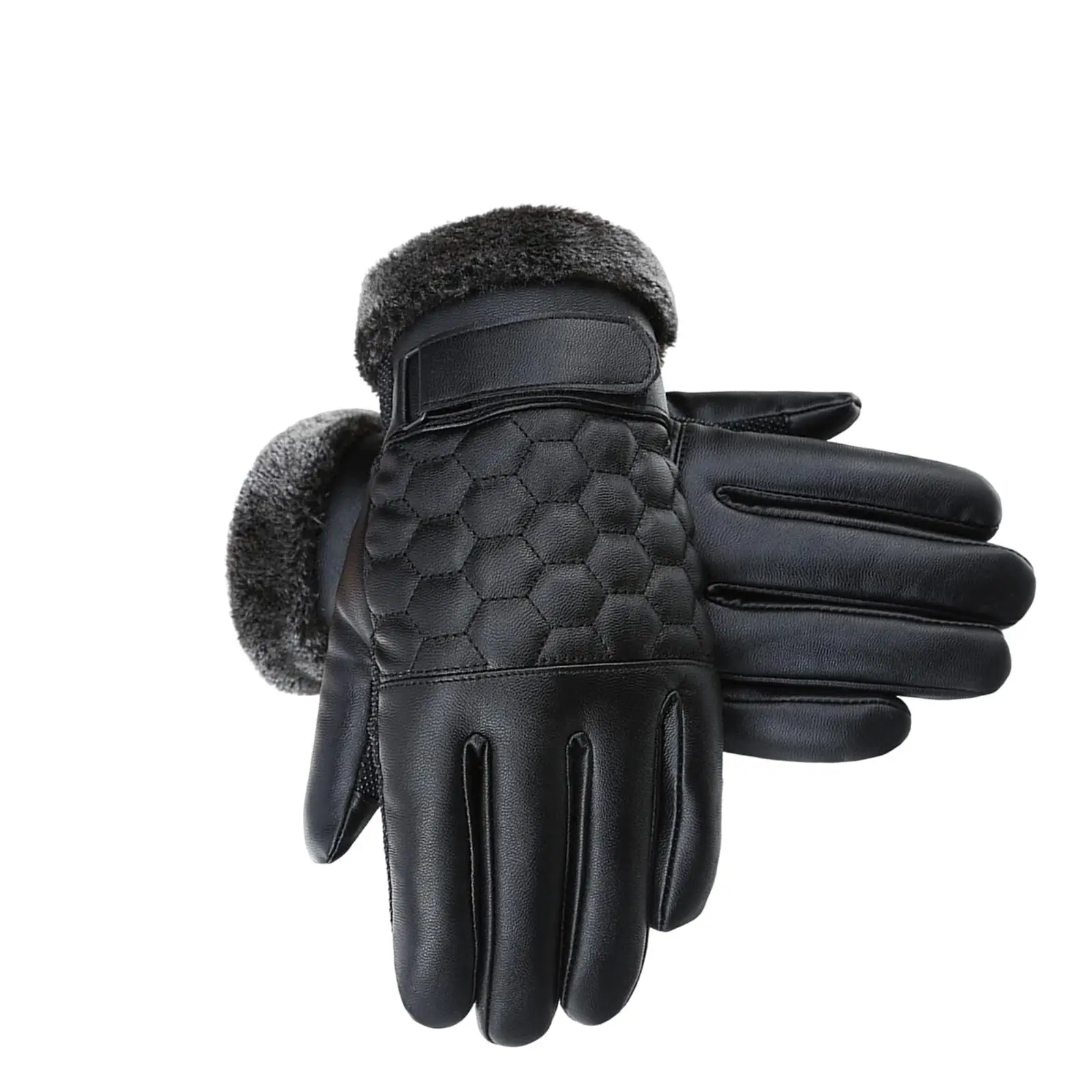 Winter Gloves Touchscreen Comfortable Durable Weather Resistant Thermal Gloves for Driving Riding Typing Outdoor Sports Racing